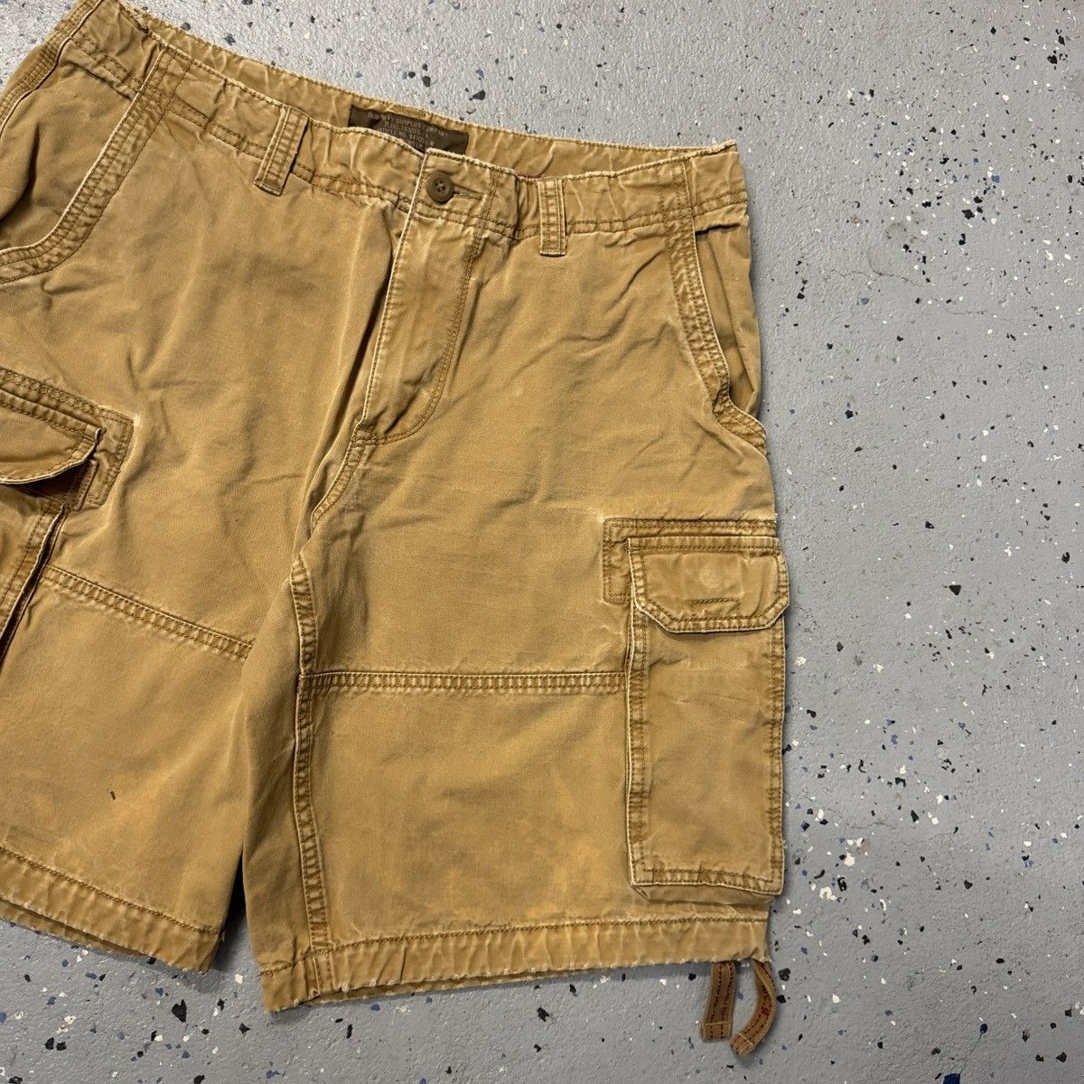Old Navy × Vintage Vintage Old Navy Surplus Cargo Shorts 34 Military Baggy Y2K Size US 34 / EU 50 - 3 Thumbnail