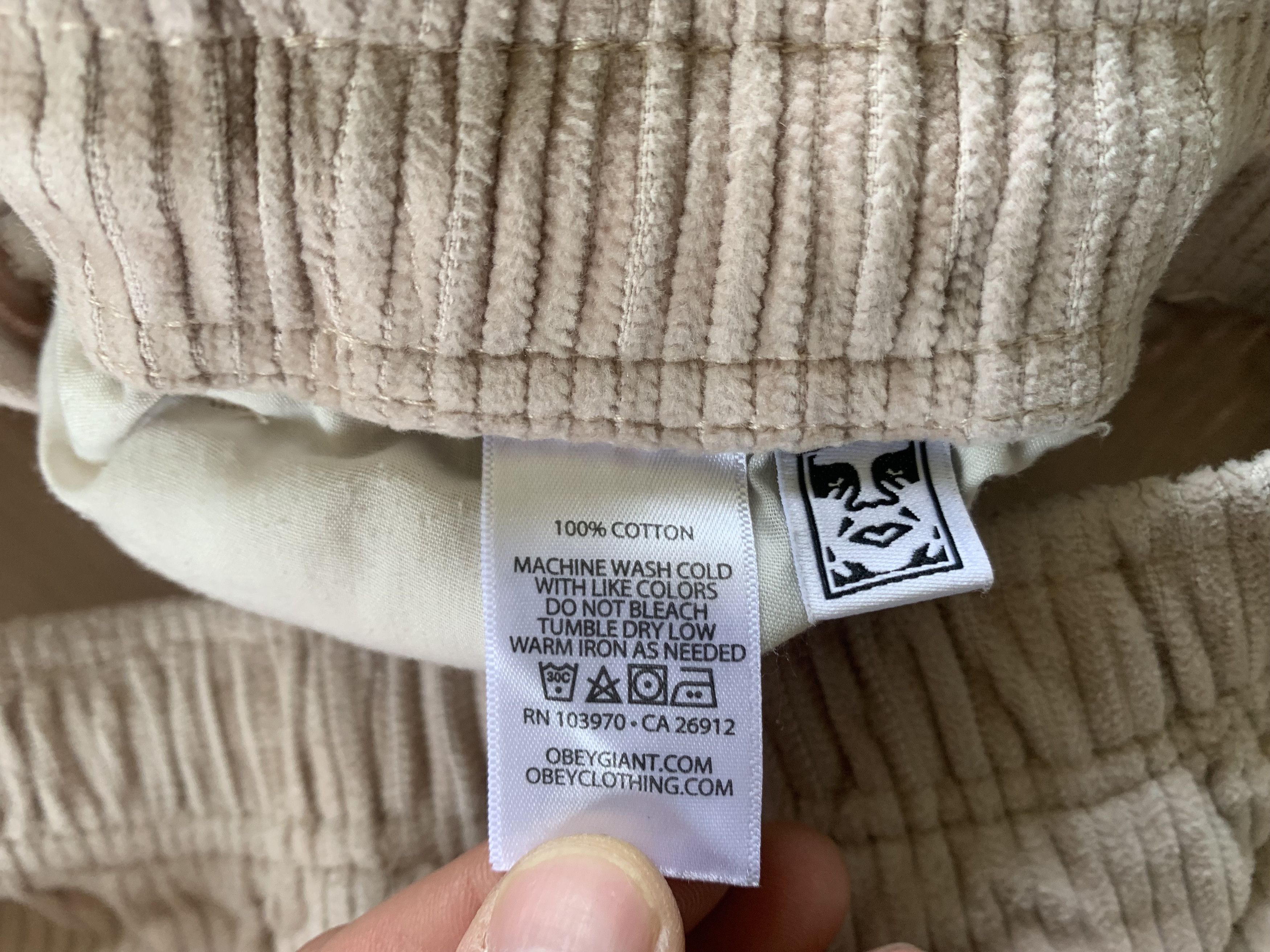 Obey Obey Womens Pink Corduroy Trousers Pants Size 28" / US 6 / IT 42 - 9 Thumbnail