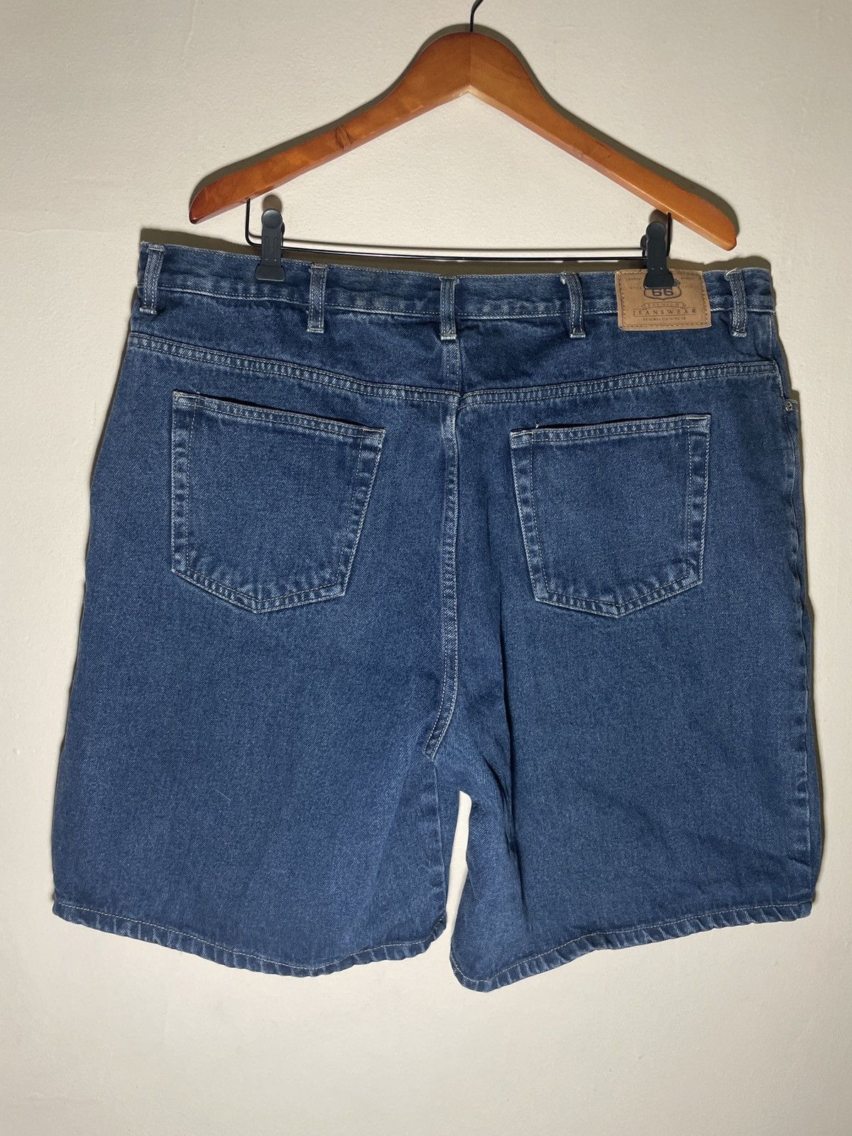 Route 66 × Vintage Route 66 Jean Denim Shorts Jorts Skater relaxed fit size 42 Size US 42 / EU 58 - 2 Thumbnail