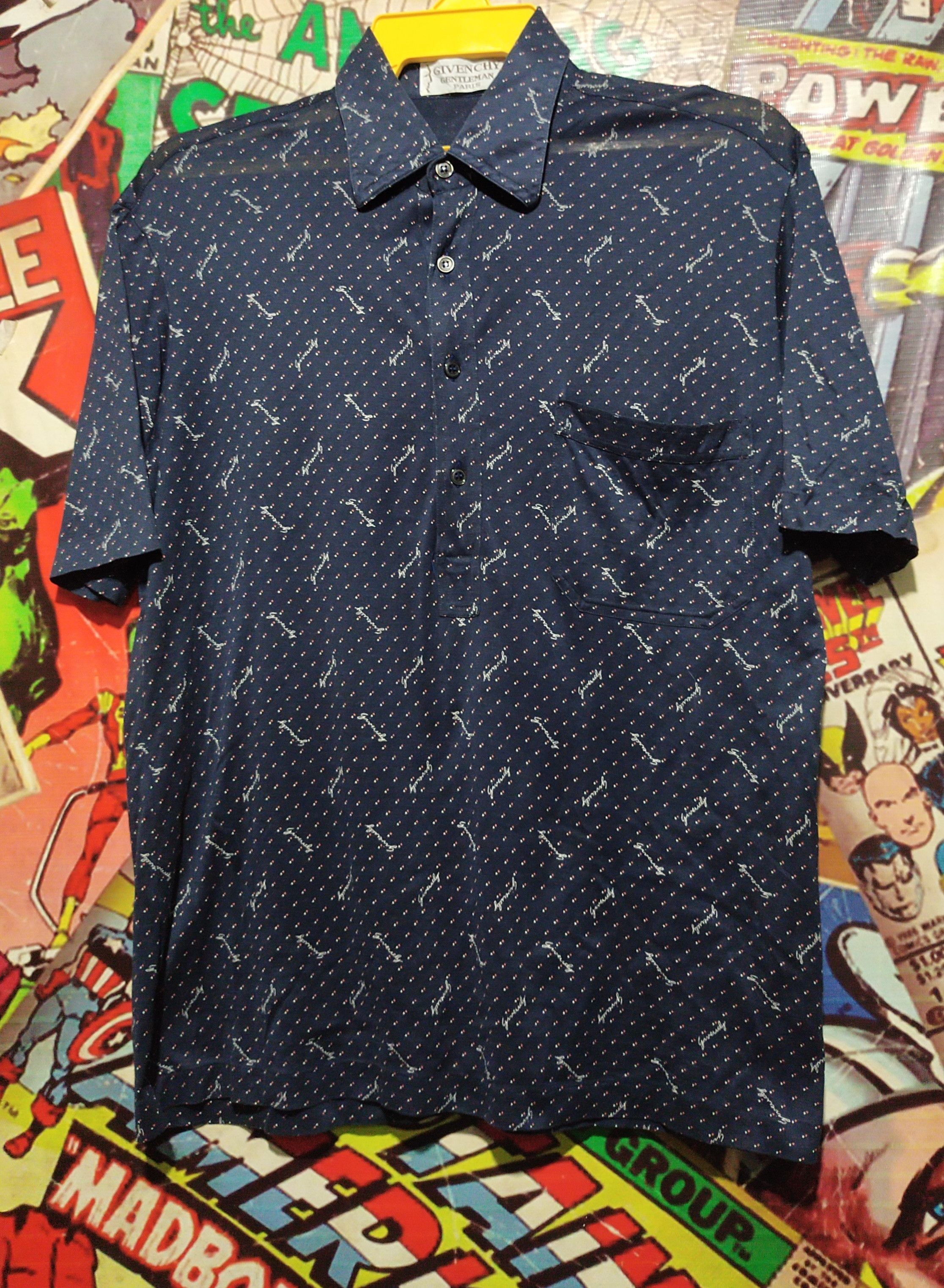 Givenchy VINTAGE X GIVENCHY MONOGRAM POLO SHIRTS Size US M / EU 48-50 / 2 - 1 Thumbnail