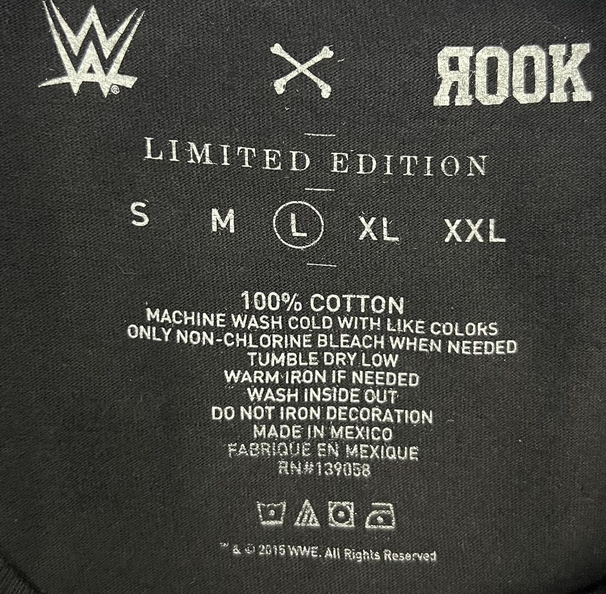 Vintage × WWE ROOK Limited Editions ULITIMATE WARRIOR Tee Black Size US L / EU 52-54 / 3 - 8 Thumbnail