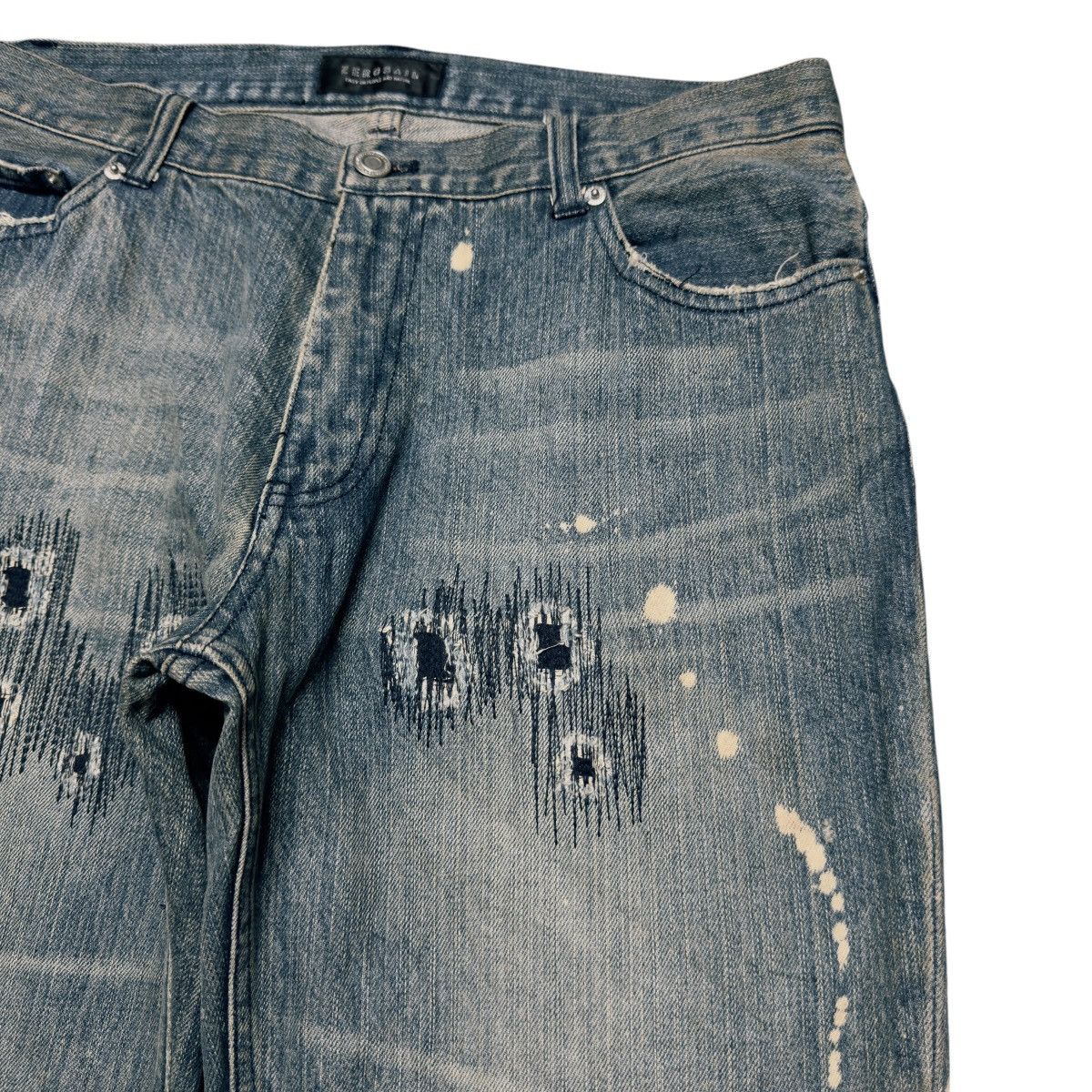 Japanese Brand Zerosail Denim Grunge Jeans Number Nine Size US 33 - 5 Thumbnail