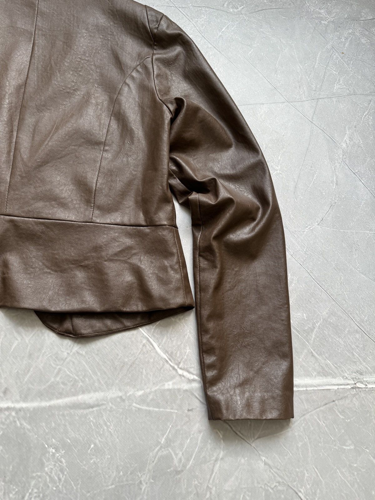 Hysteric Glamour 00s Military Napoleon Leather Blazer Jacket PPFM Style Size L / US 10 / IT 46 - 20 Thumbnail