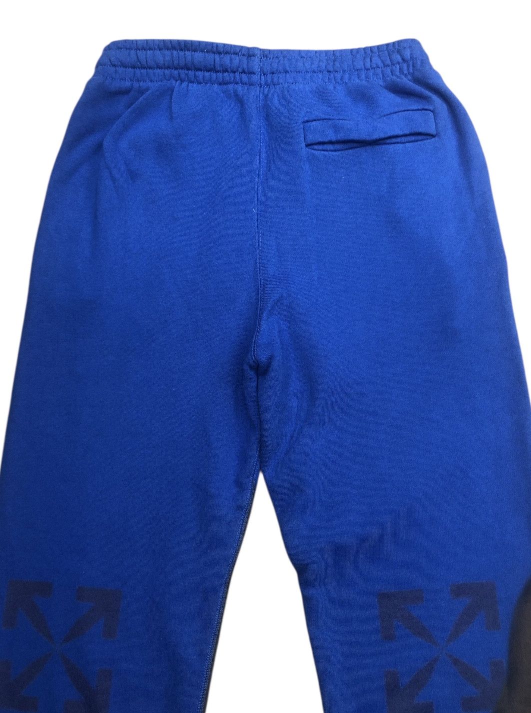 Off-White 💯OFF-WHITE c/o VIRGIL ABLOH Blue Mona Lisa SweatPants Size US 32 / EU 48 - 5 Thumbnail