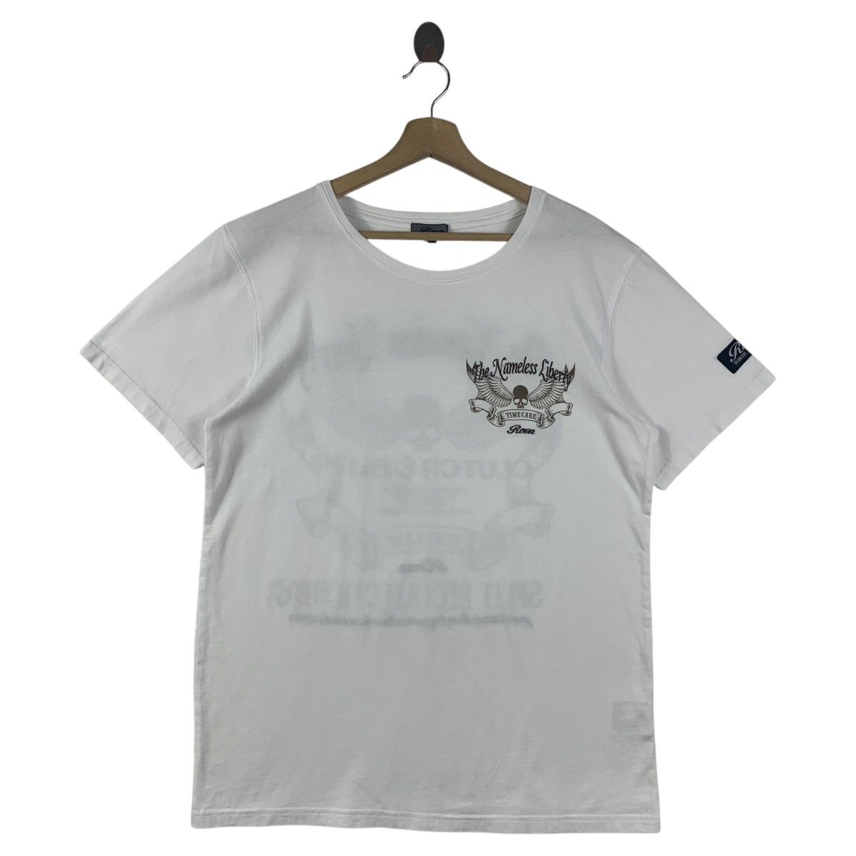 Japanese Brand × Roen ROEN Japanesebrand the nameless liberty spellout at back tee Size US XL / EU 56 / 4 - 2 Thumbnail