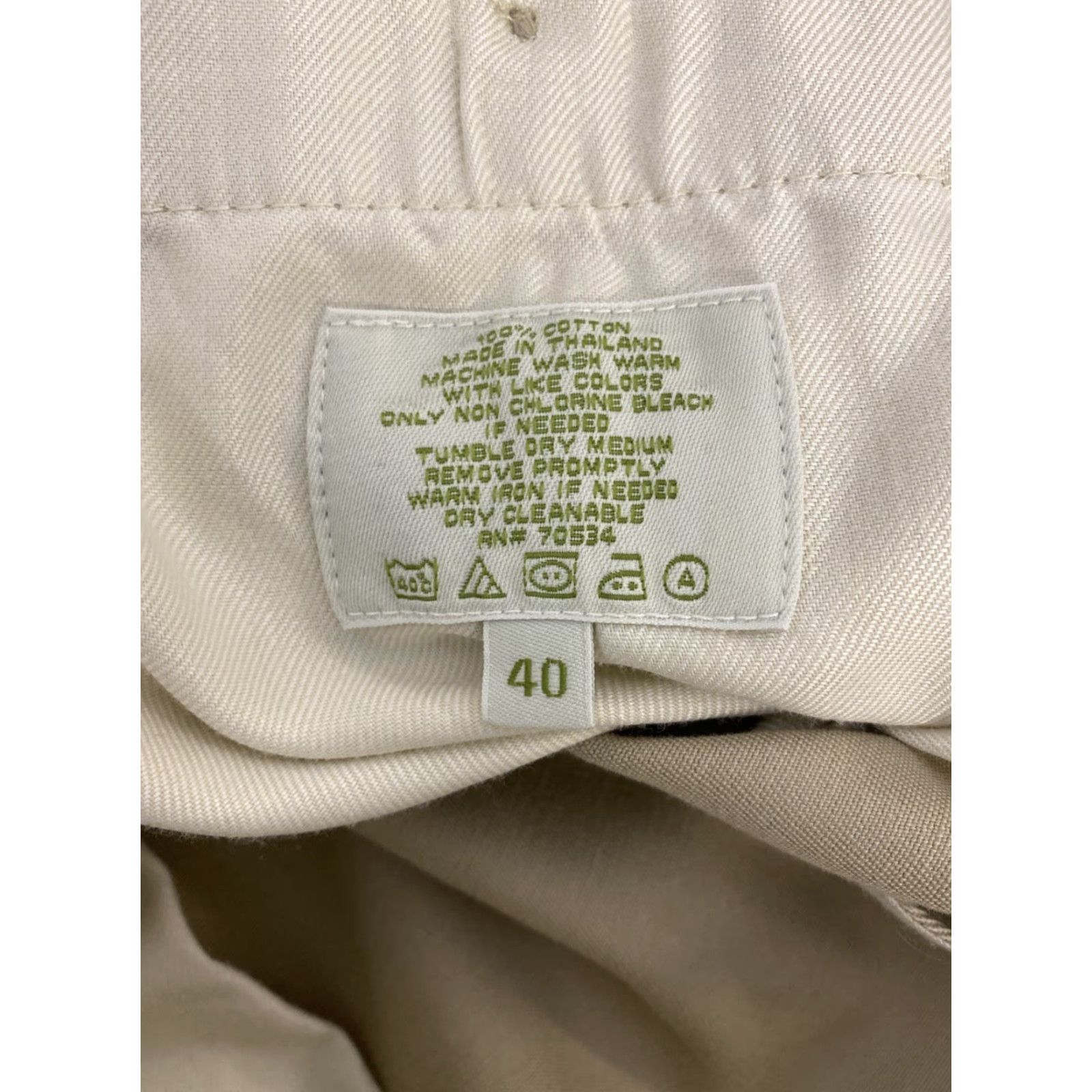 Orvis Orvis Pants Mens 40 X 34 Chino Regular Straight Tan Cotton Slash Pockets Size US 40 / EU 56 - 8 Thumbnail