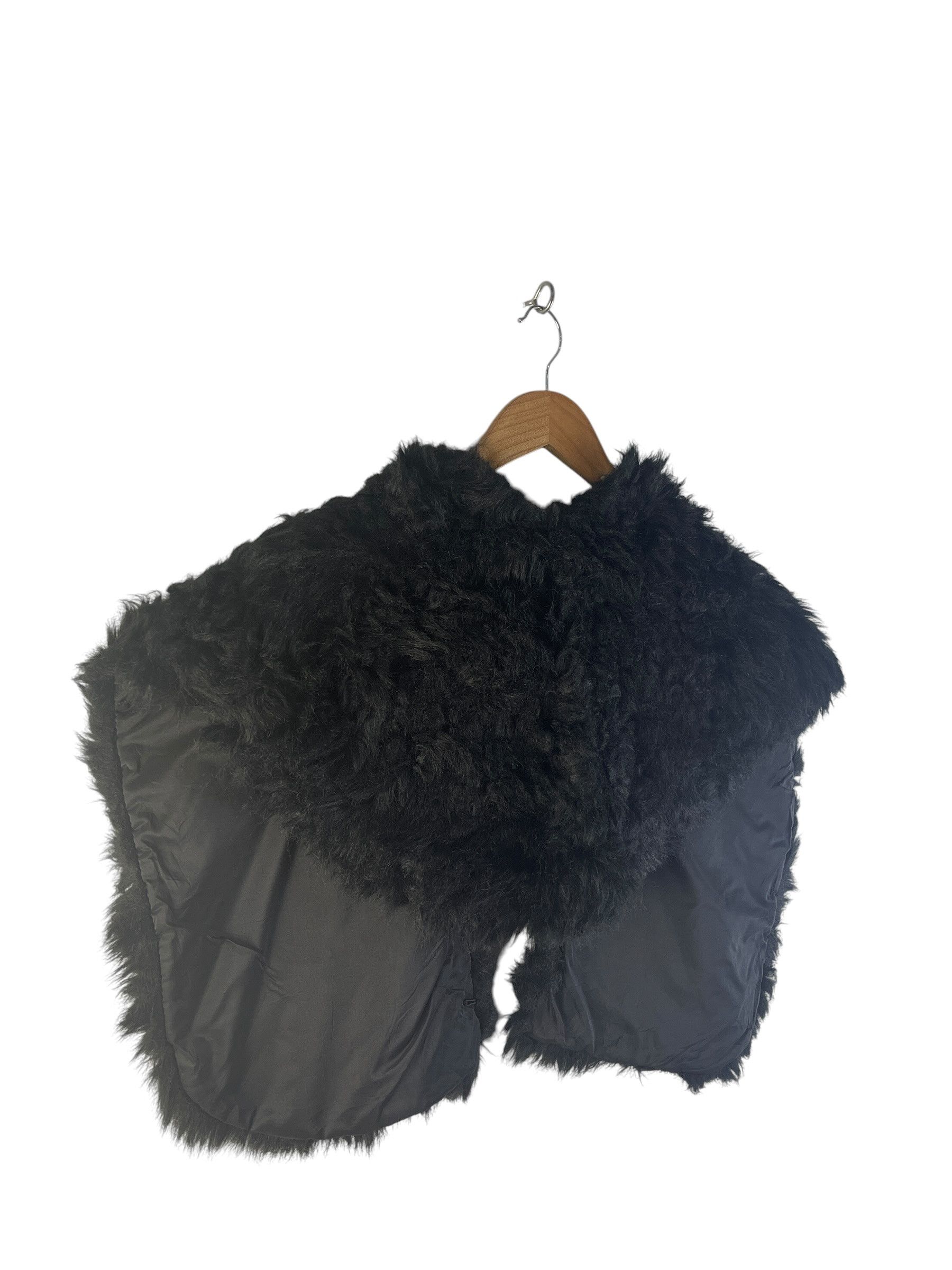 Comme des Garcons Comme des Garçons 1999 Faux Fur Cropped Cape Bolero Jacket Size M / US 6-8 / IT 42-44 - 8 Thumbnail