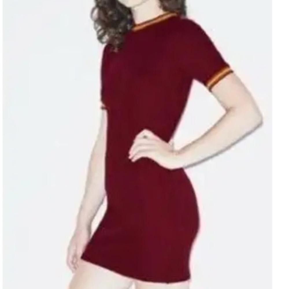 American Apparel American Apparel l NWOT Maroon Thick Ribbed Crew Dress M Size M / US 6-8 / IT 42-44 - 9 Thumbnail