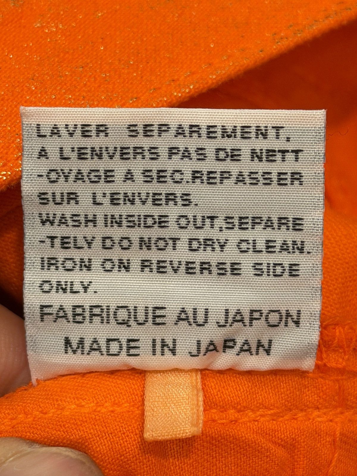 Dior Dior ‘Planisphere’ Denim Jeans - Orange Size US 32 / EU 48 - 8 Thumbnail