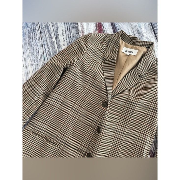 BB Dakota BB Dakota Check This Out Jacket Brown Size M / US 6-8 / IT 42-44 - 3 Thumbnail