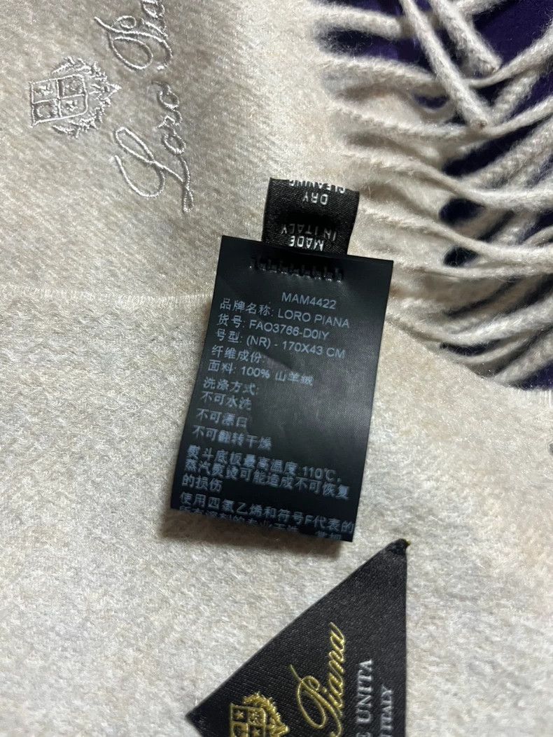 Loro Piana LORO PIANA Cashmere scarf Size ONE SIZE - 4 Thumbnail