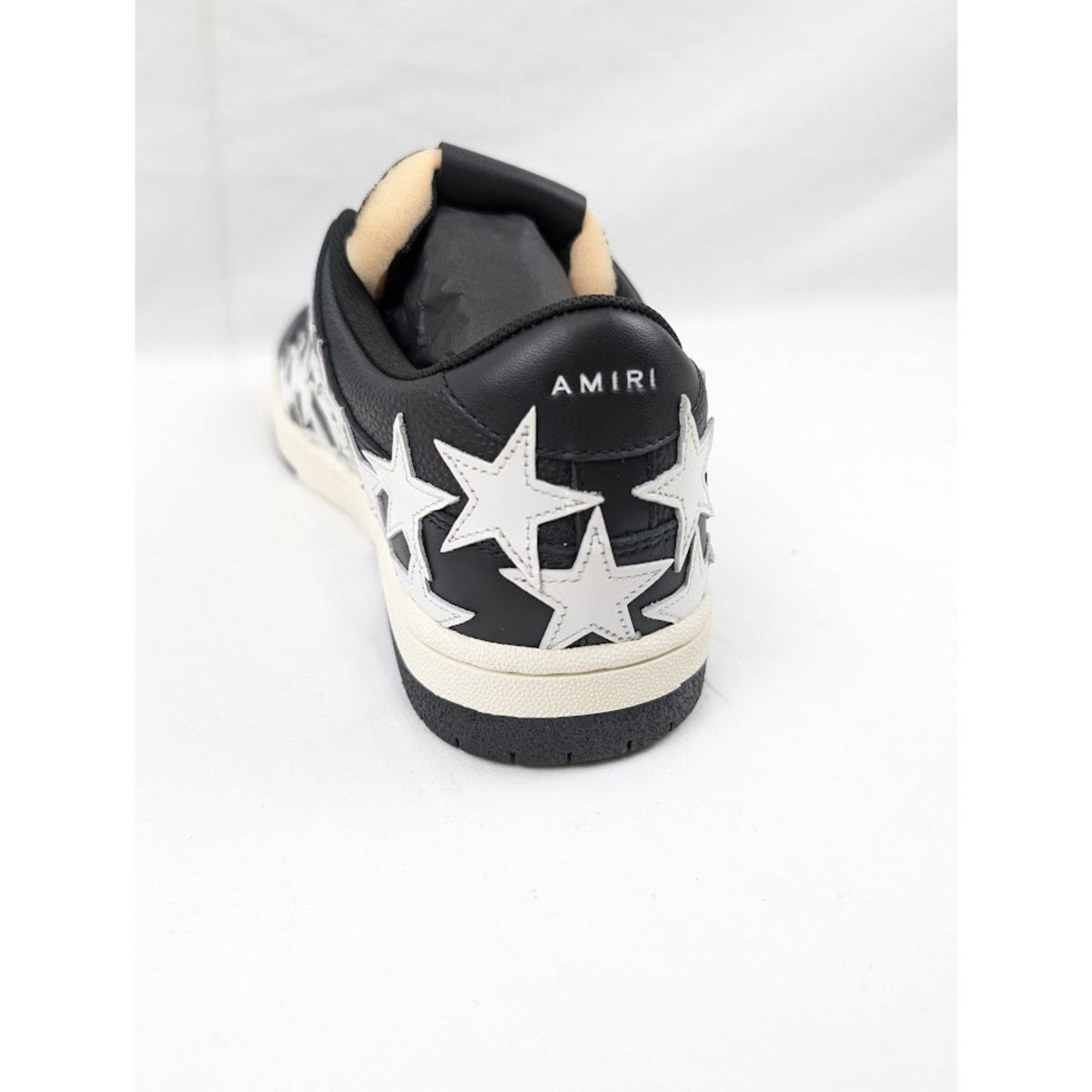 Amiri o1rshd1 Stars Low-Top Sneakers in Black/White Size US 13 / EU 46 - 12 Thumbnail