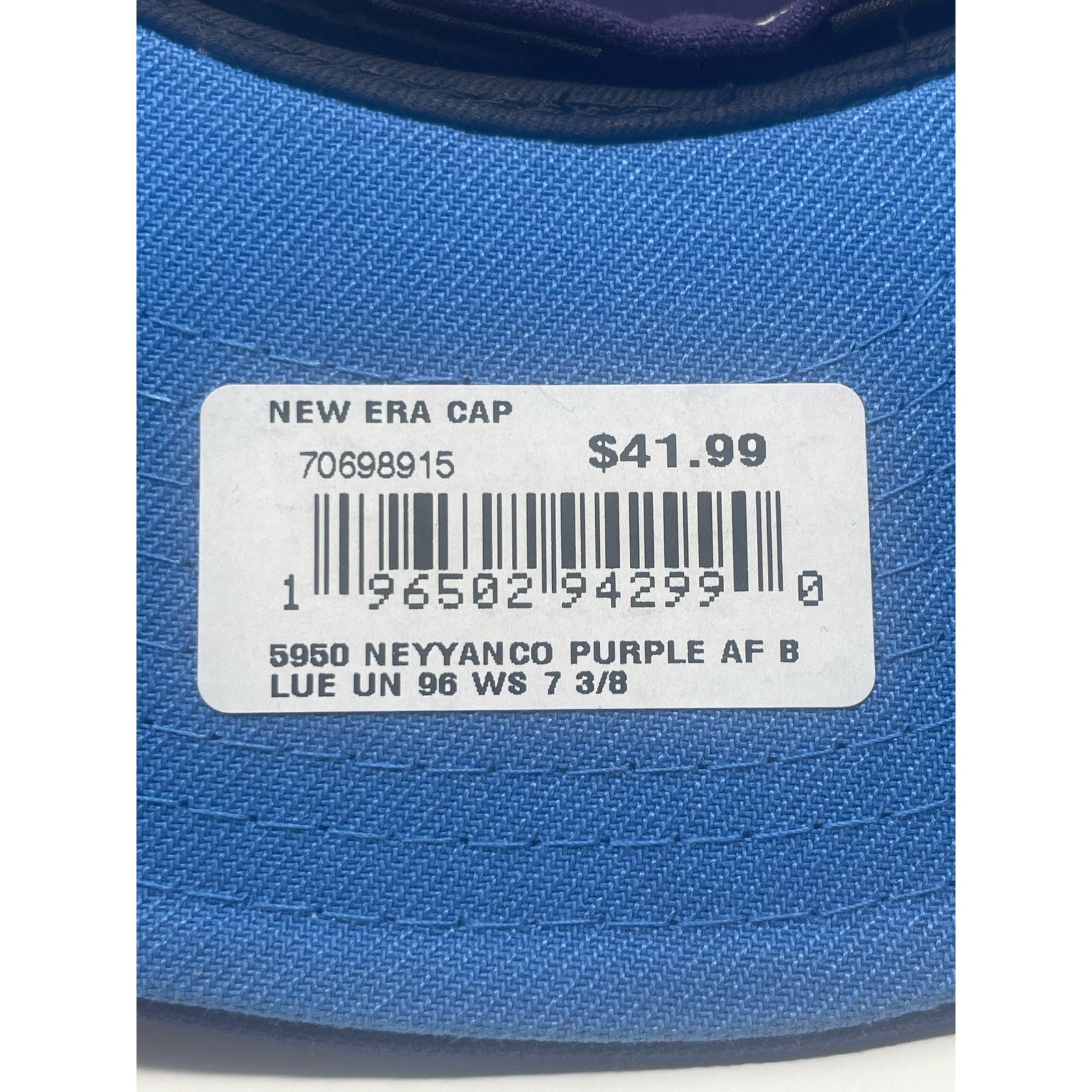 New Era New York Yankees 59Fifty Fitted Hat New Era Mens Size 7 3/8 Size ONE SIZE - 5 Thumbnail