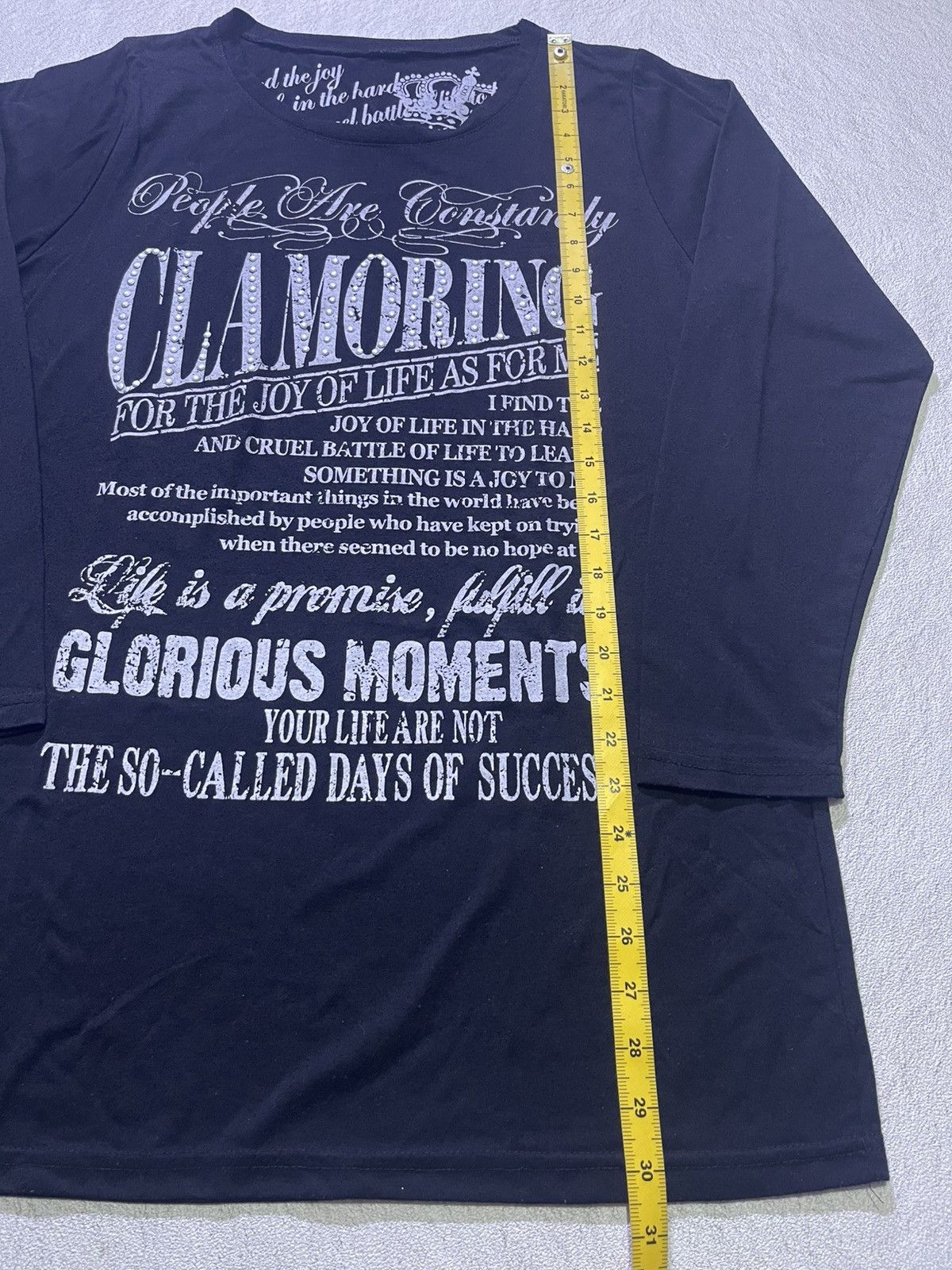 Hysteric Glamour Y2K GLAMORING long sleeve tshirt Size US M / EU 48-50 / 2 - 7 Thumbnail