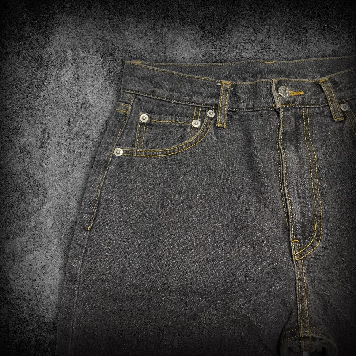 X-Girl X-Girl Butterfly Print Jeans Grey Y2K Low Rise Denim Size 28" / US 6 / IT 42 - 2 Thumbnail