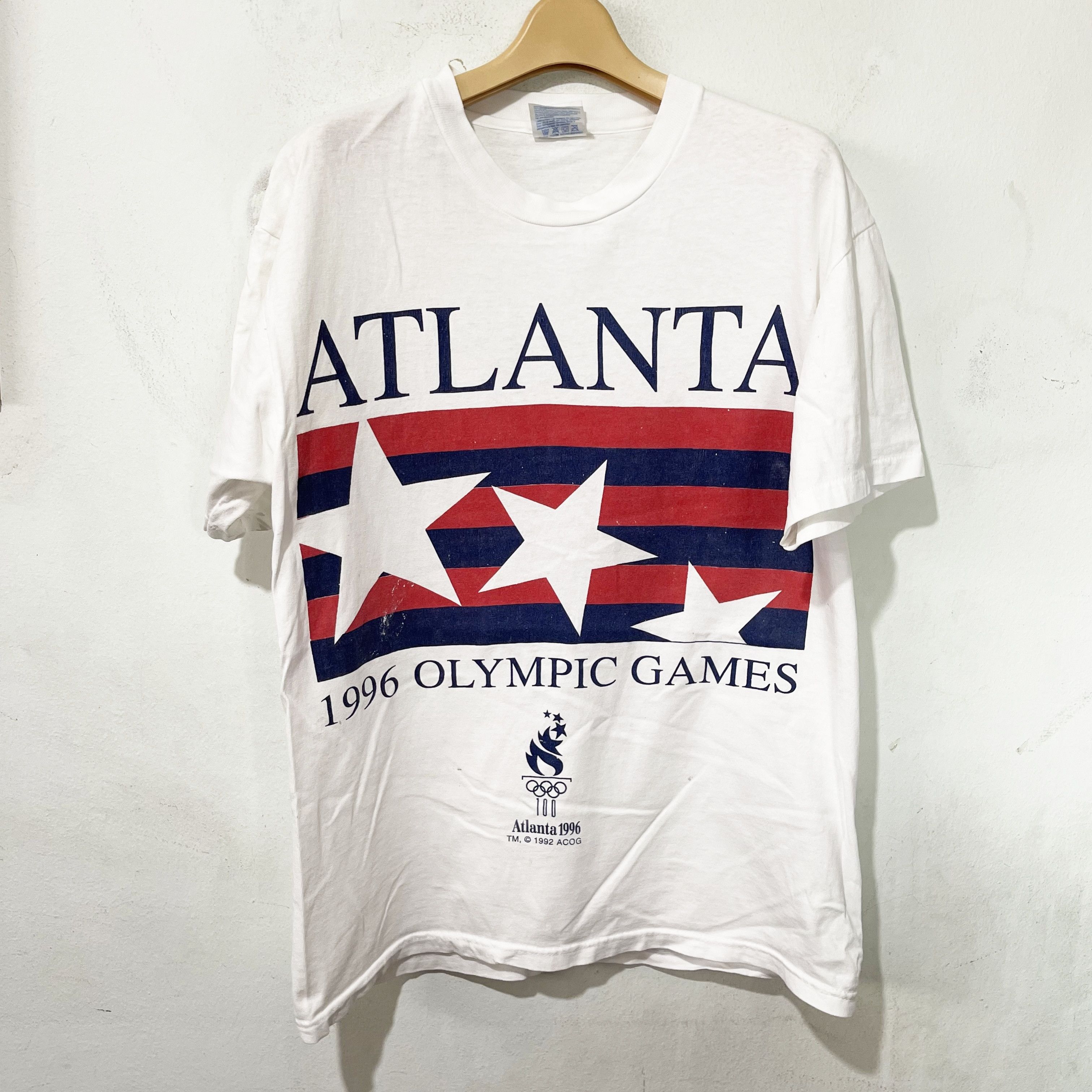 USA Olympics Vintage 1996 Atlanta Olympic Games T-Shirt Size US M / EU 48-50 / 2 - 1 Thumbnail