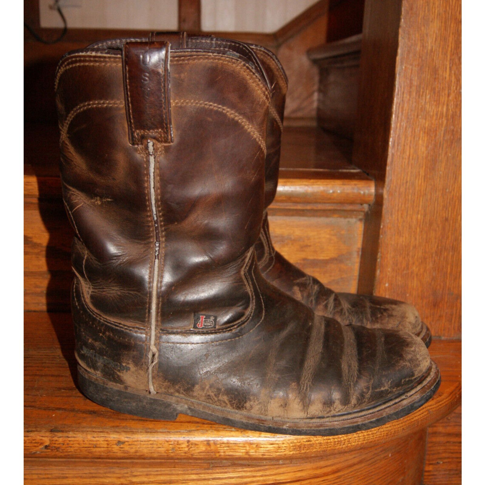 Justin Boots Justin Boots Drywall Waterproof Work Boot SE4960 11.5EE Wide Size US 11.5 / EU 44-45 - 3 Thumbnail