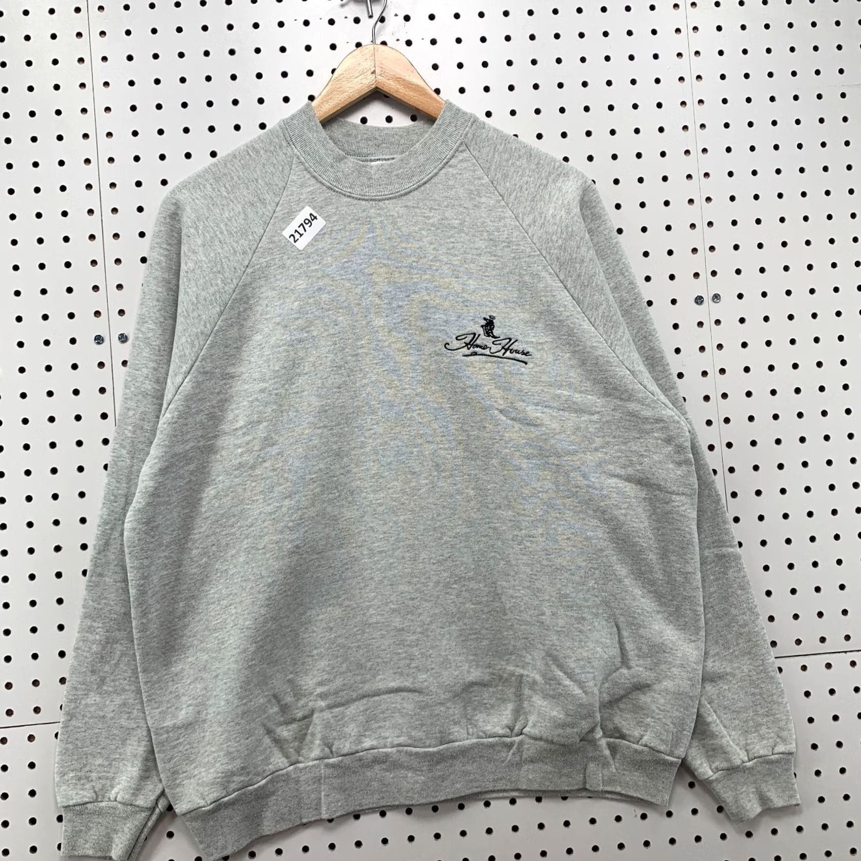 Vintage VINTAGE Homer House Sweatshirt Mens XL Crewneck Long Sleeve Pullover Gray 90s Screen Stars Fleece Size US XL / EU 56 / 4 - 2 Thumbnail