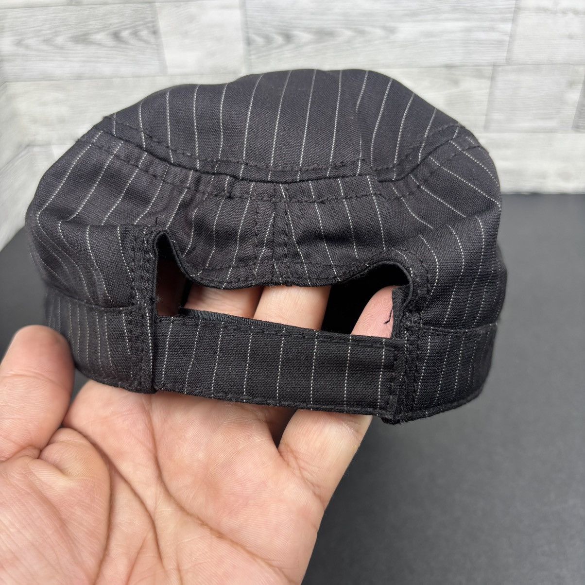 PING PING play your best stitched logo black pinstripe golf hat Size ONE SIZE - 10 Thumbnail