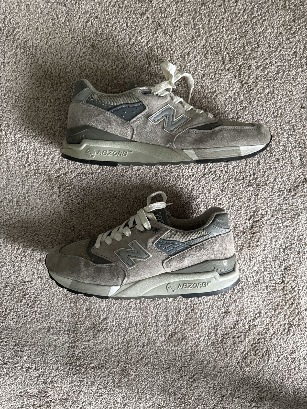 New Balance Men’s New Balance 998 “Pigskin Gray” Size US 8 / EU 41 - 1 Thumbnail
