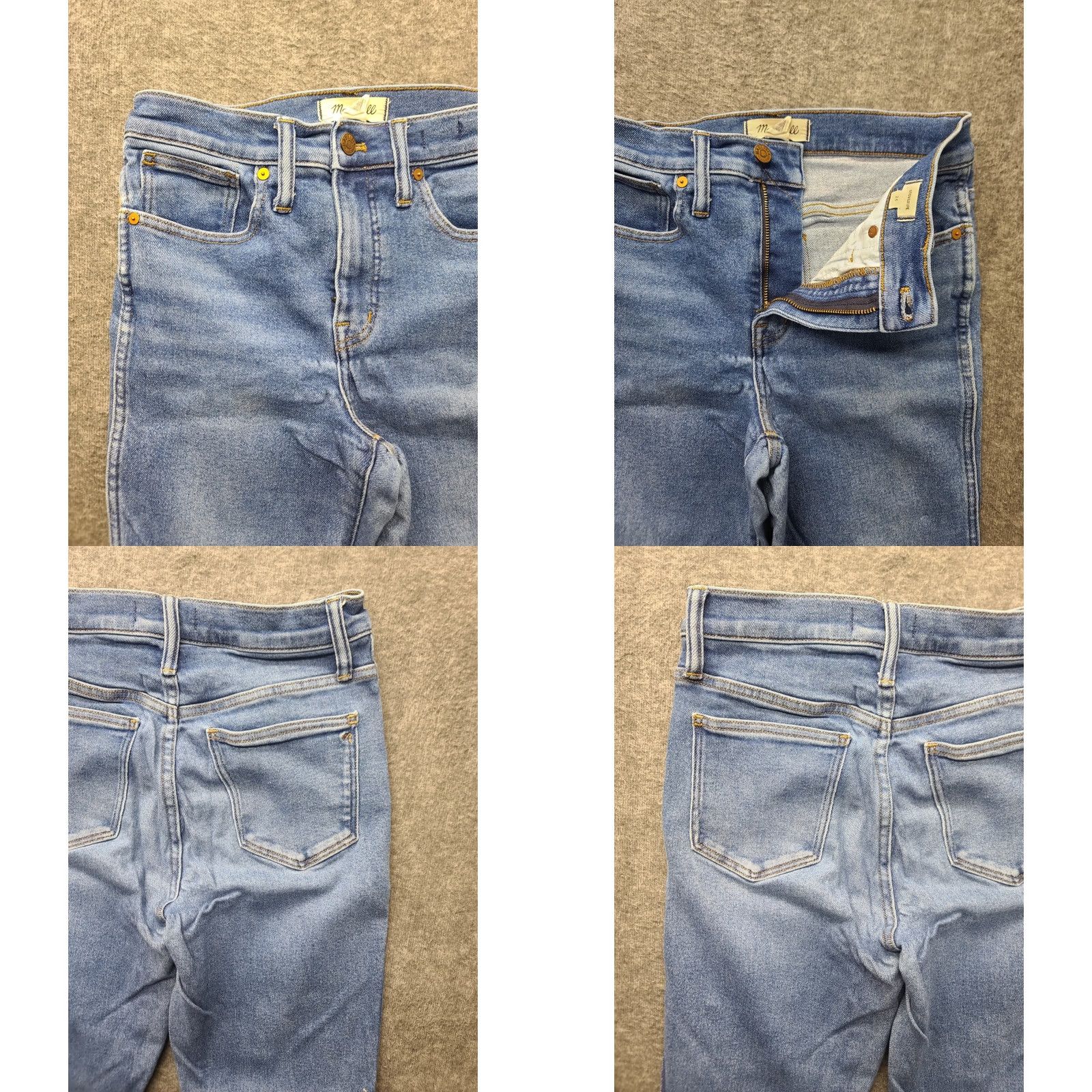 Madewell Madewell Jeans Women’s Size 24x26 Mid Rise Stovepipe Distressed Stretch Denim 5-Pocket City Preppy Buttons Zipper Womens Size 42" / US 20 - 9 Thumbnail