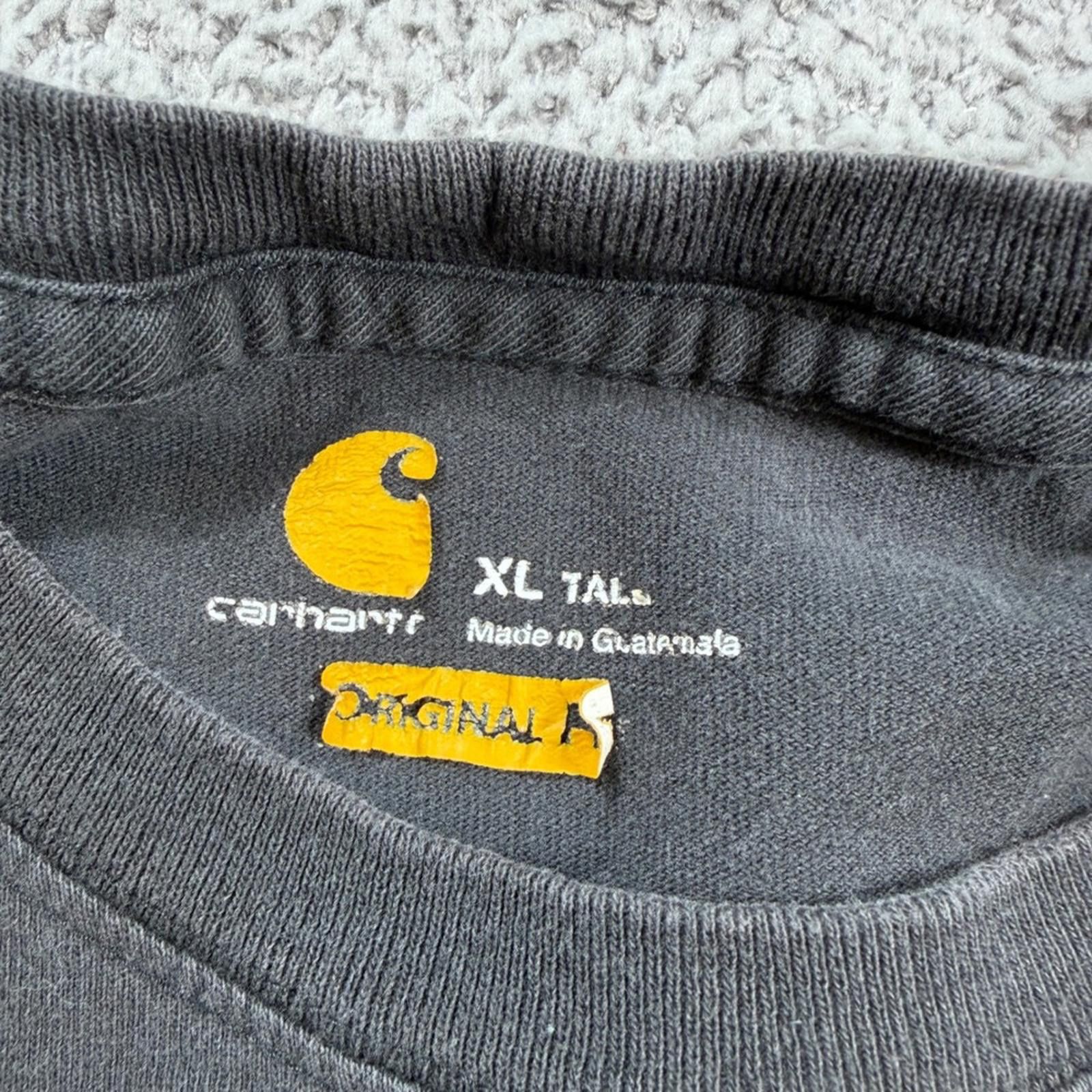 Carhartt Carhartt K87 Distressed Pocket T Shirt Men XL Tall Original Size US XL / EU 56 / 4 - 4 Thumbnail
