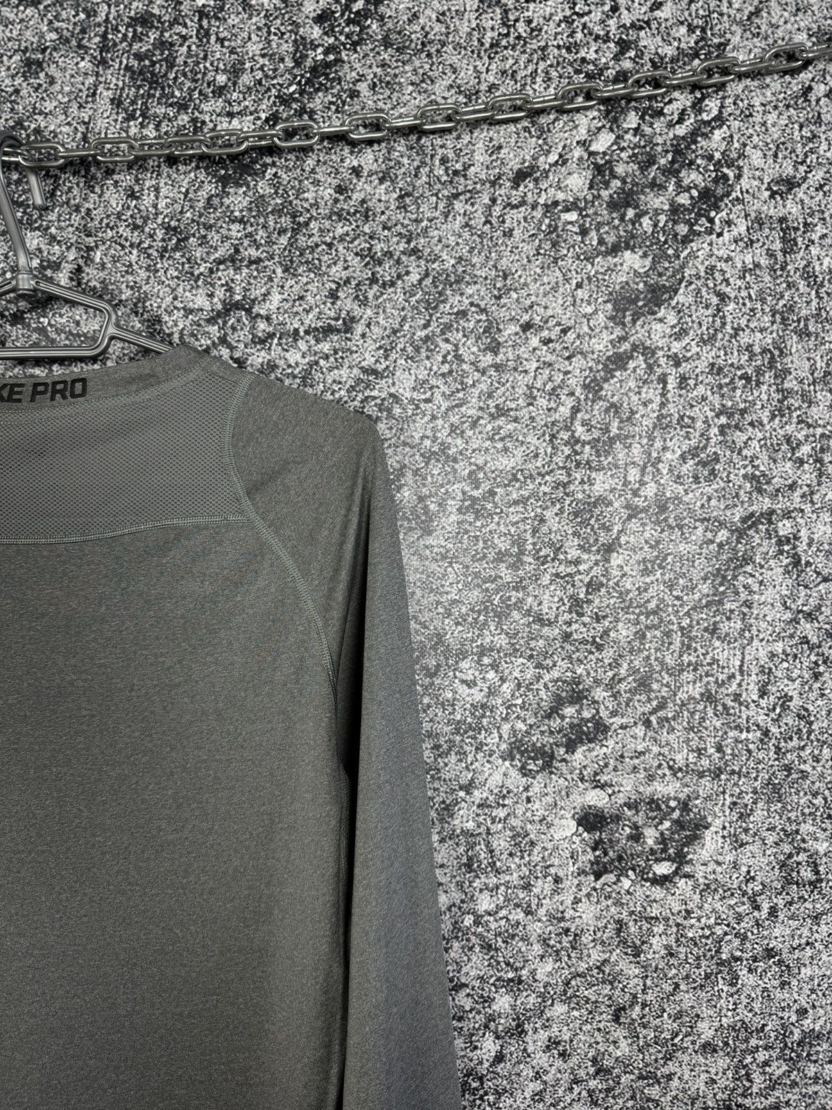 Nike Nike Pro Compression Long Sleeve T-Shirt Fitness Top Gray XL Size US XL / EU 56 / 4 - 12 Thumbnail