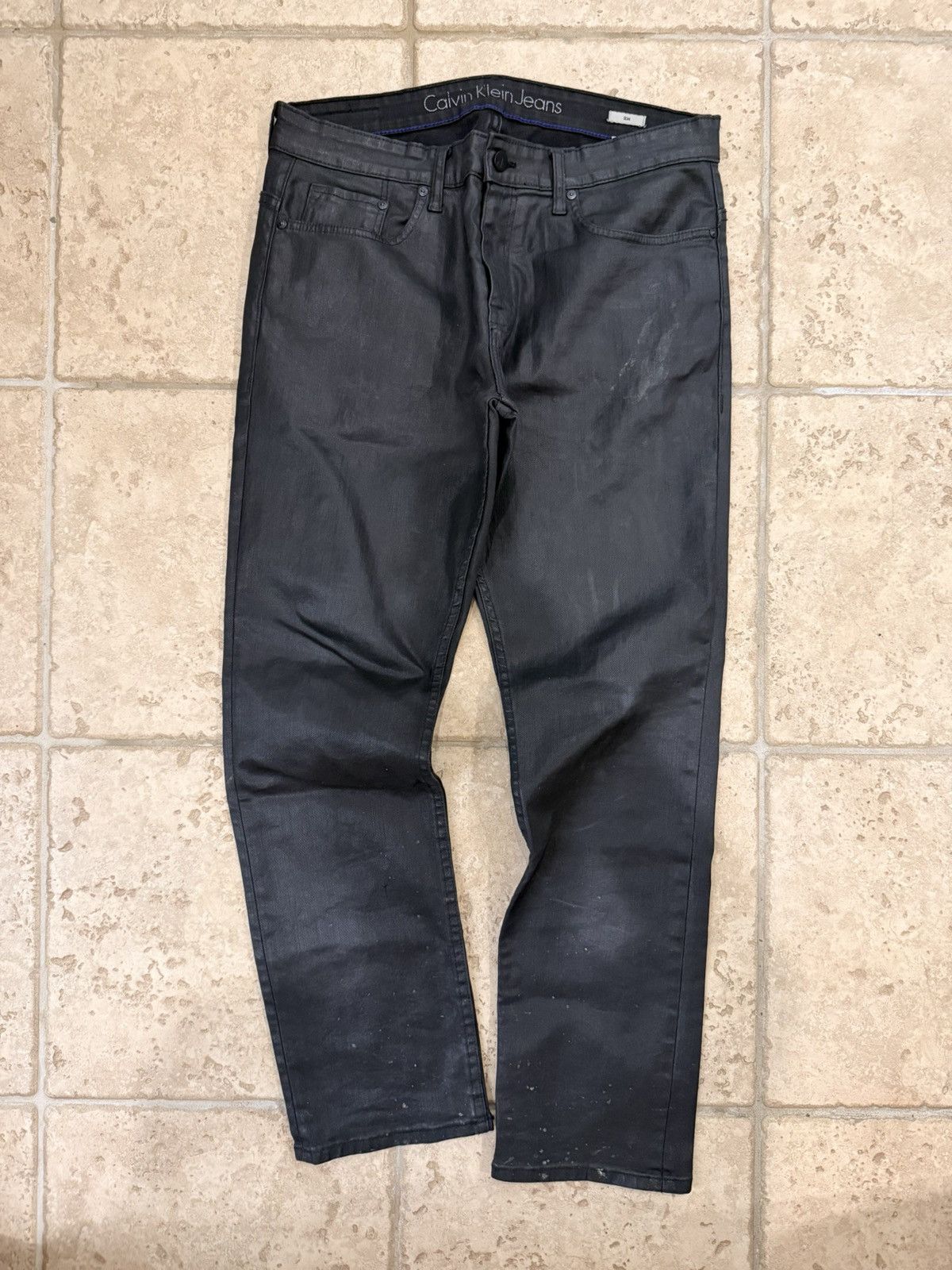 Calvin Klein Calvin Klein waxed jeans Size US 34 / EU 50 - 1 Thumbnail