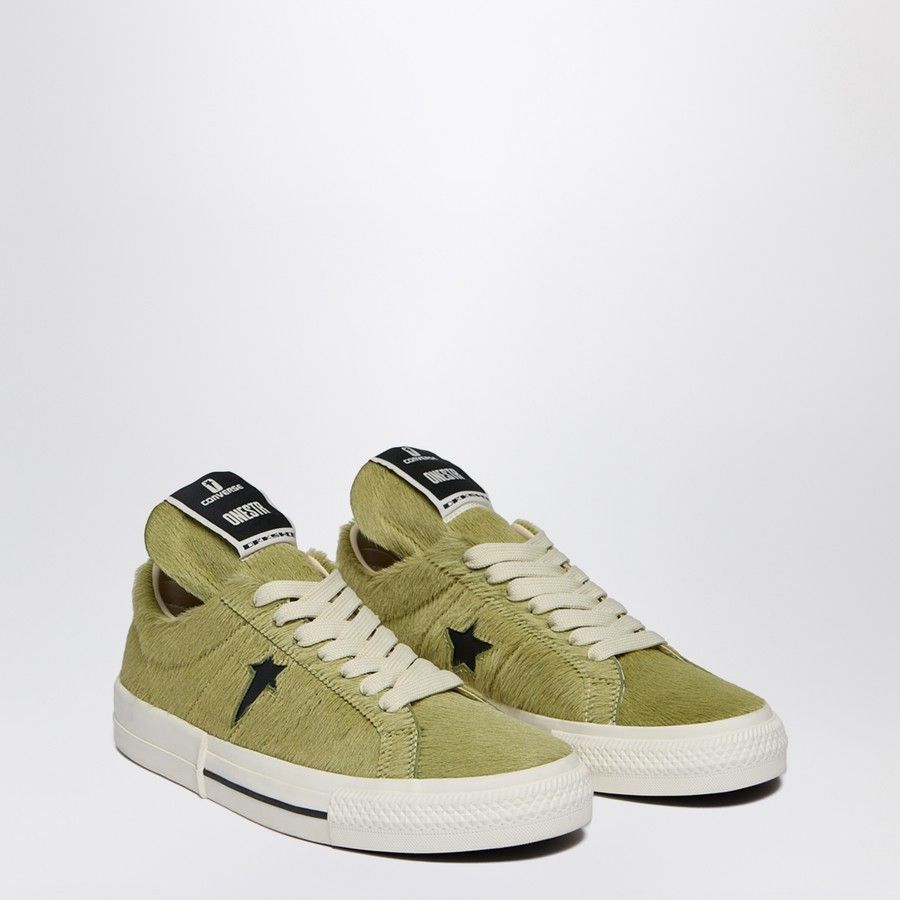 Rick Owens Drkshdw o1d2blof0226 Low-Top Sneakers in Acid Green Size US 10 / EU 43 - 2 Thumbnail
