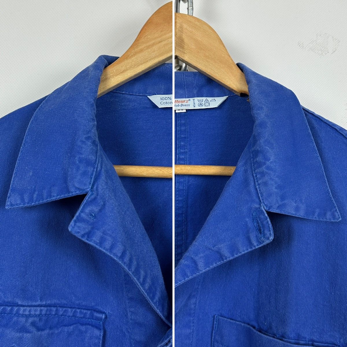 Le Laboureur 80s Vintage Lutteurs French Workwear Sanfor Chore Jacket Size US M / EU 48-50 / 2 - 24 Thumbnail