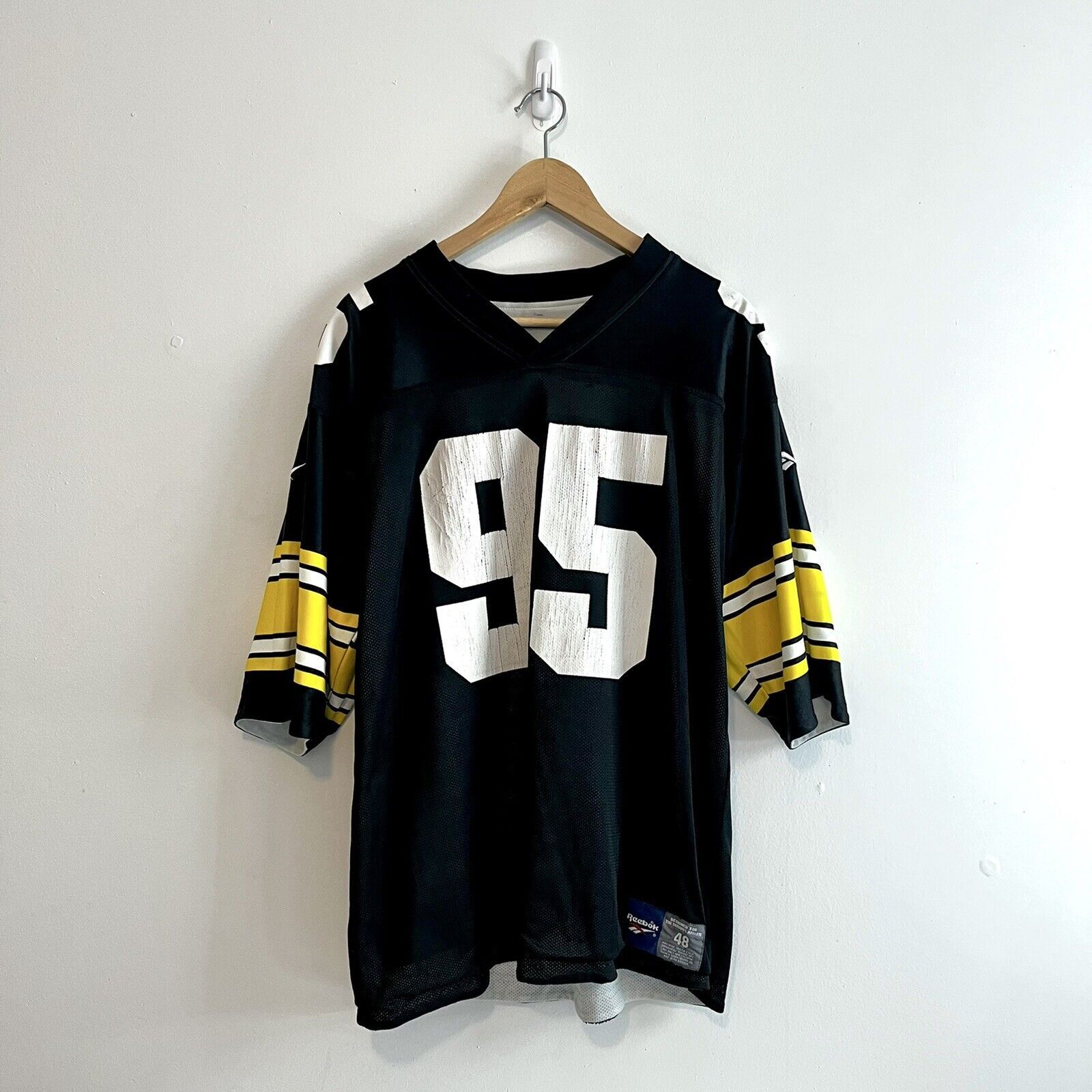 Reebok 2000s Pittsburgh Steelers Jersey Greg Lloyd #95 Reversible Size US L / EU 52-54 / 3 - 3 Thumbnail