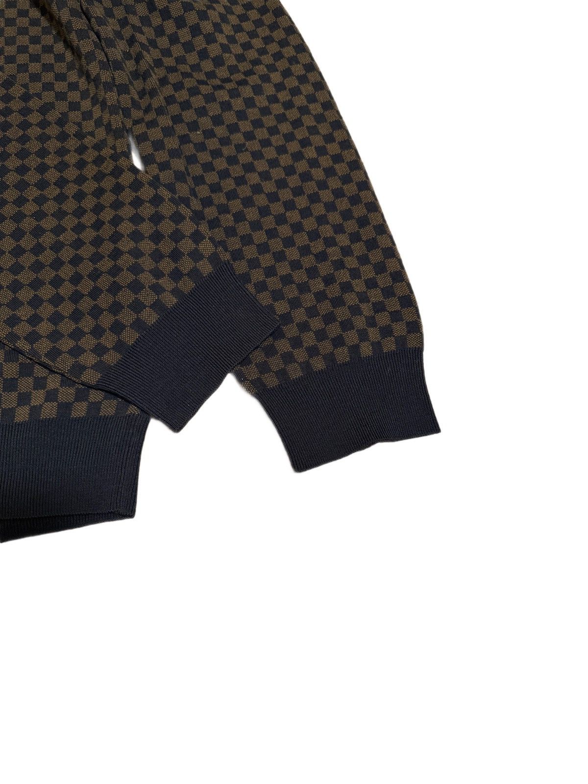 Louis Vuitton 🔥Louis Vuitton Damier V Neck Sweater/LV Monogram Sweater Size US L / EU 52-54 / 3 - 3 Thumbnail