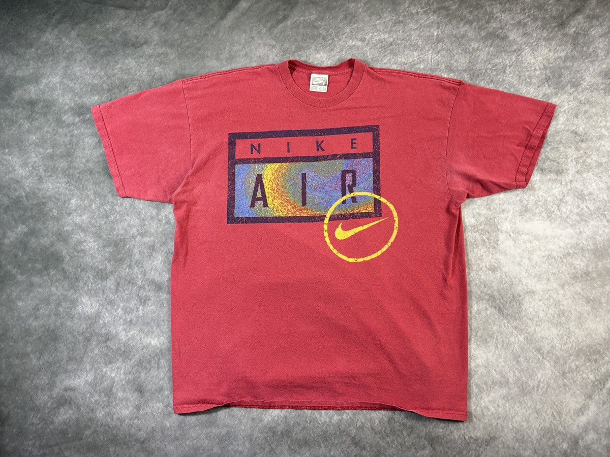Nike 1990s Vintage Nike Air Tee 90s Nike Faded Made in USA XXL Size US XXL / EU 58 / 5 - 9 Thumbnail