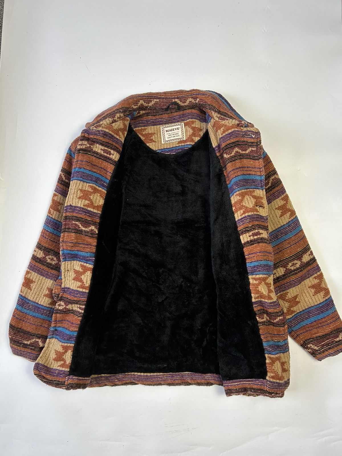 Vintage × semanticdesign VINTAGE 90s MAC EYE NATIVE NAVAJO CHIMAYO NATIVE JACKET Size US L / EU 52-54 / 3 - 2 Thumbnail