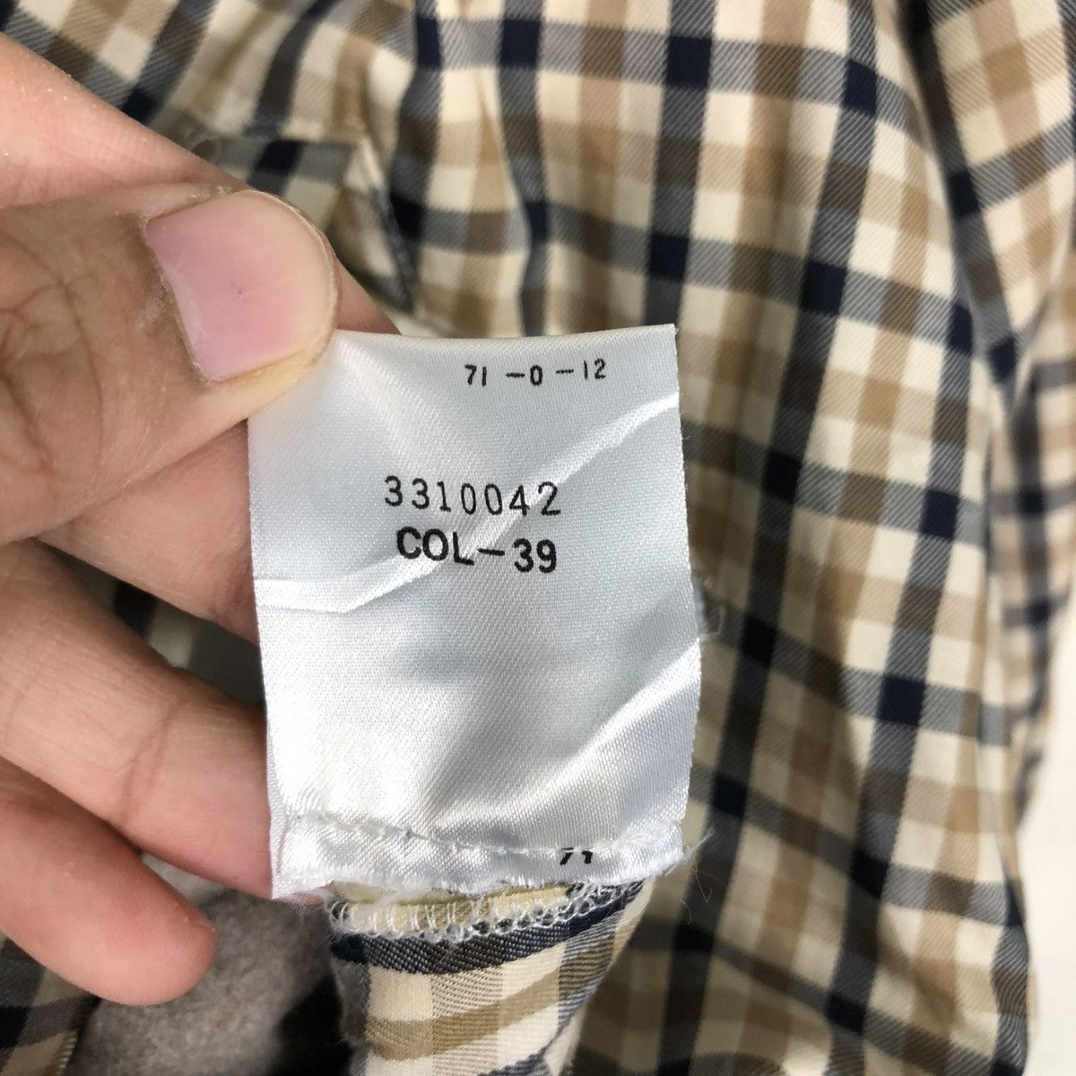 Japanese Brand 🔥VINTAGE BOMBER JACKET REVERSIBLE AQUASCUTUM OF LONDON Size US L / EU 52-54 / 3 - 24 Thumbnail