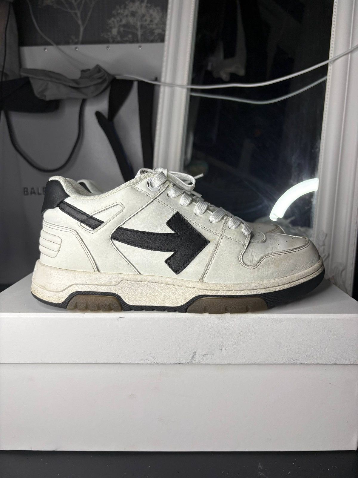 Off-White Off-White Out Of Office “For Walking” White/Black/Blue Size US 9 / IT 39 - 1 Thumbnail