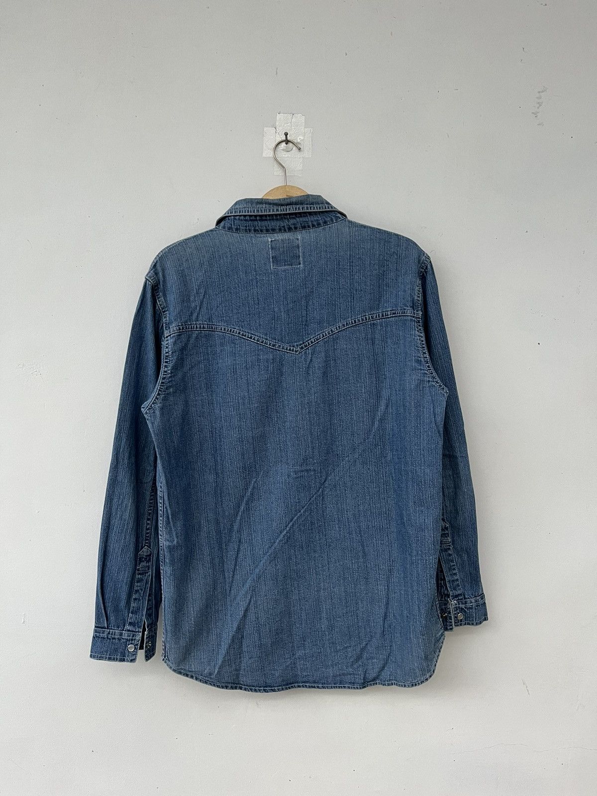 Jean Paul Gaultier Vintage JPG Cowboy Denim Shirt Size US XXL / EU 58 / 5 - 6 Thumbnail