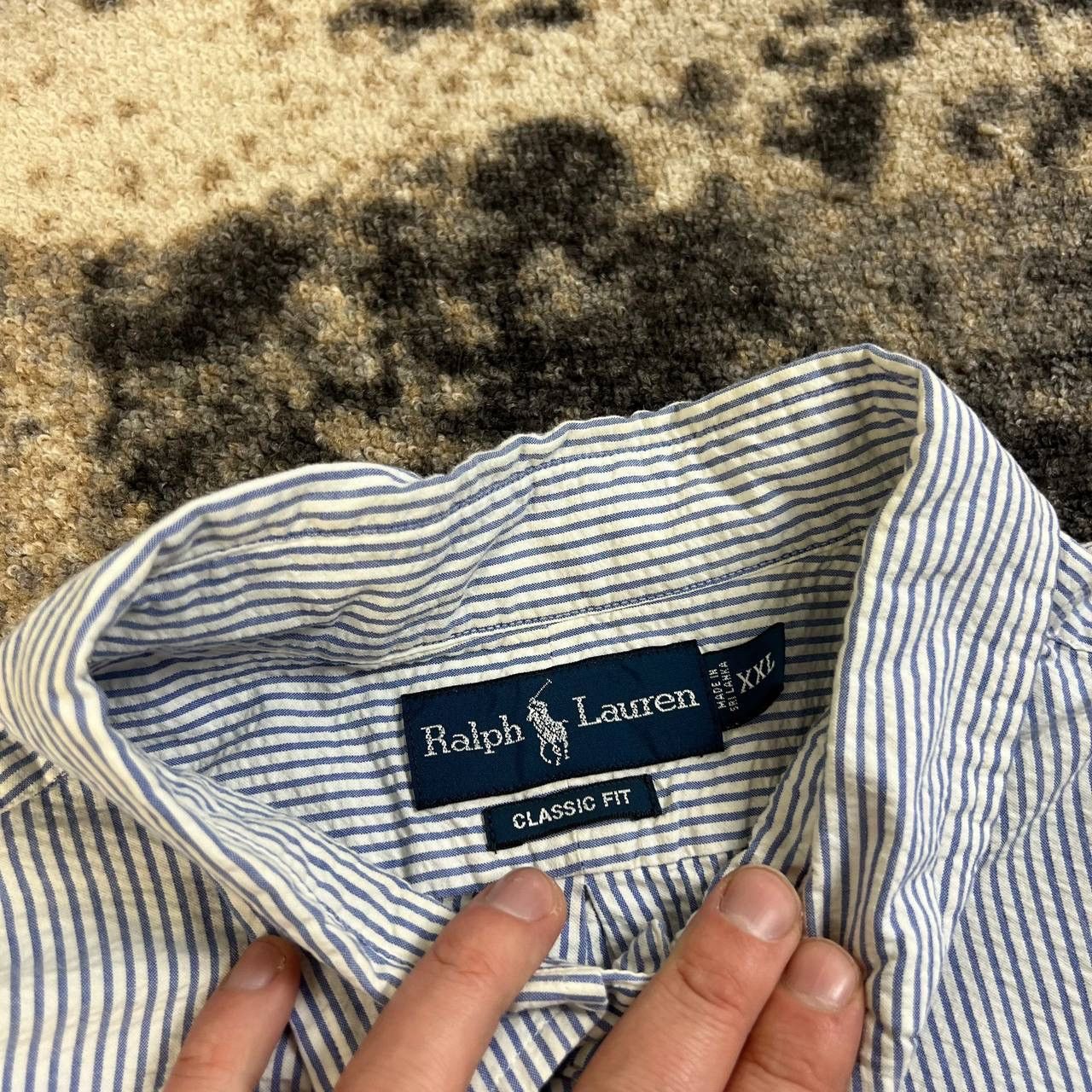 Polo Ralph Lauren Polo Ralph Lauren Luxury Mini Logo Striped Button Up Shirt Size US XXL / EU 58 / 5 - 4 Thumbnail