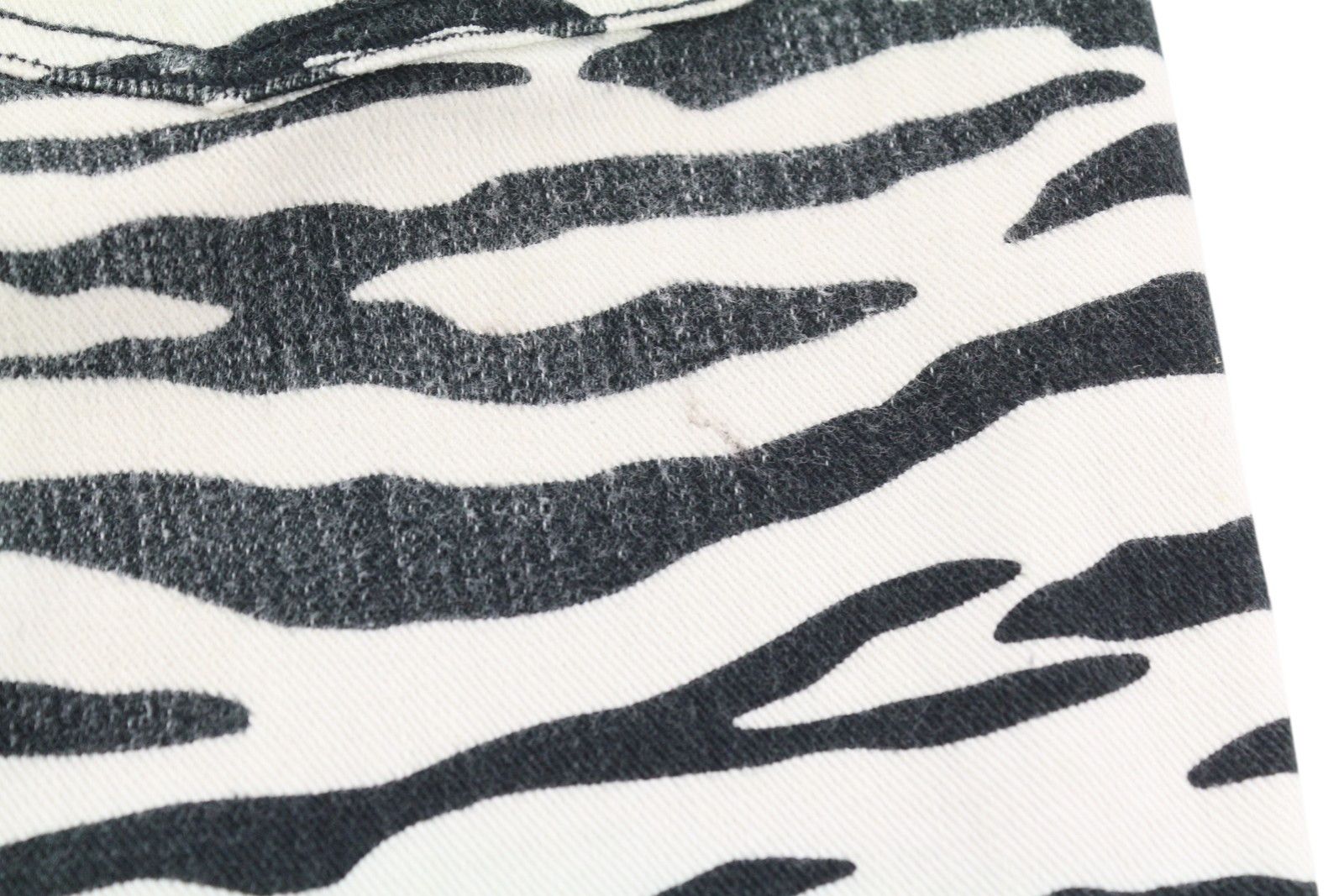 R13 KICK FIT 27 Zebra Print Ankle Cropped Flared Jeans 85835 Size 27" / US 4 / IT 40 - 13 Thumbnail