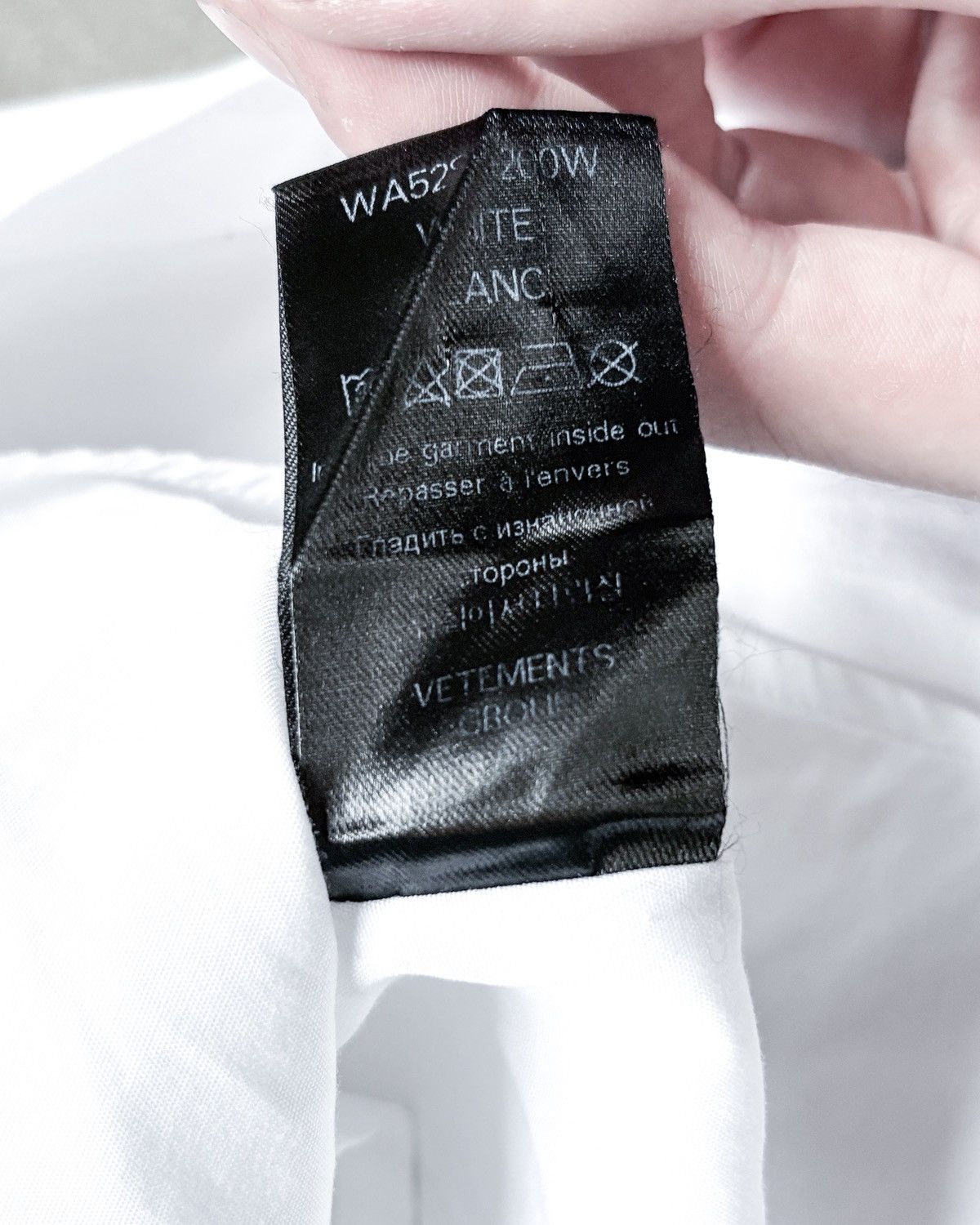 Vetements Vetements Haute Couture Cropped Shirt Size US M / EU 48-50 / 2 - 10 Thumbnail
