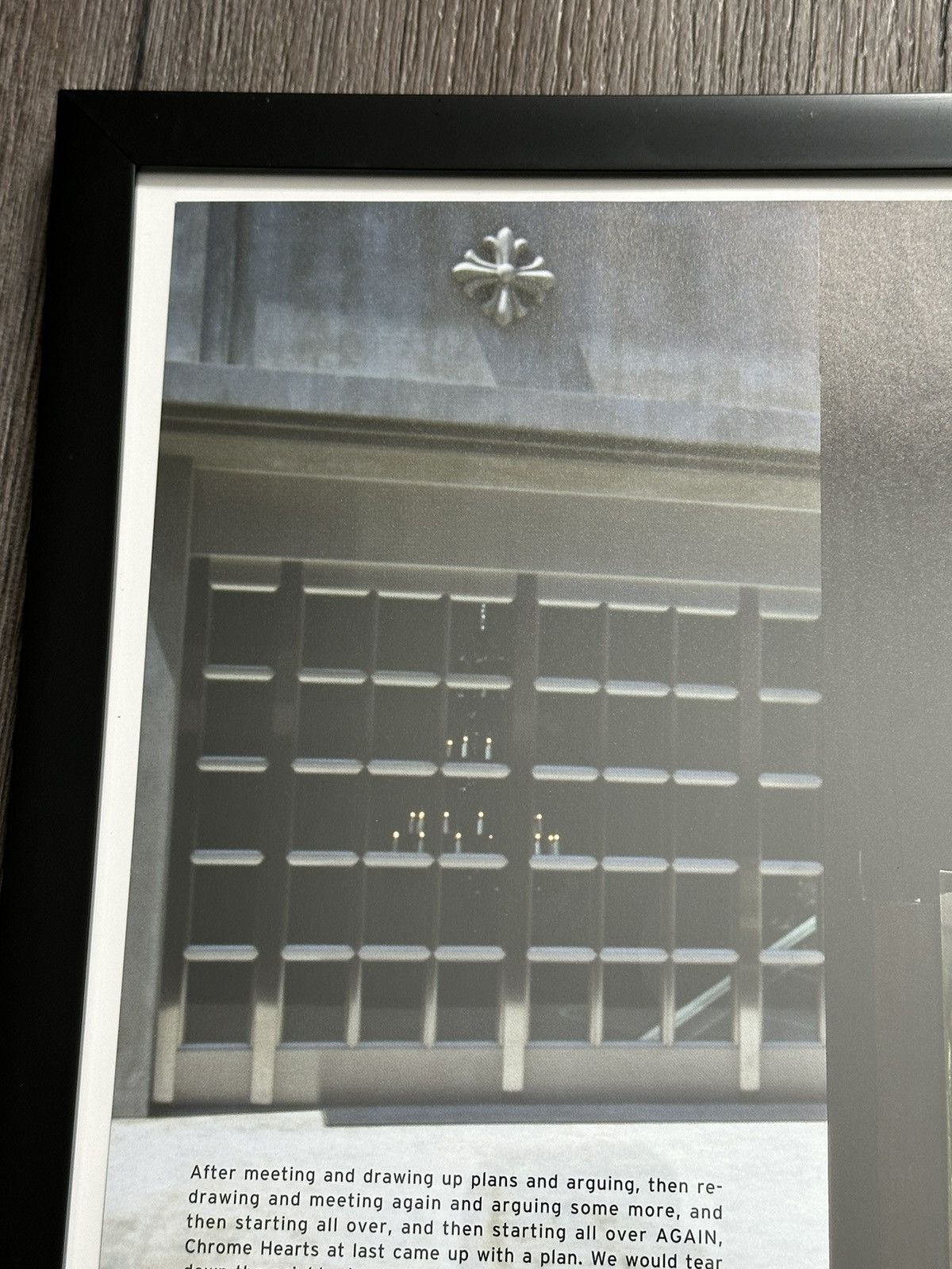 Chrome Hearts 🖤Chrome Hearts🖤 Hinge 9x12 Framed Poster Size ONE SIZE - 4 Thumbnail