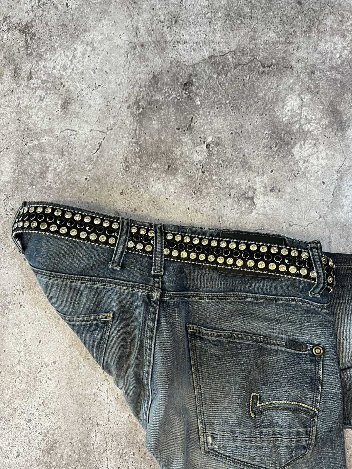 Japanese Brand Amazing Y2K Rhinestones BB Simon Style Belt Size ONE SIZE - 4 Thumbnail
