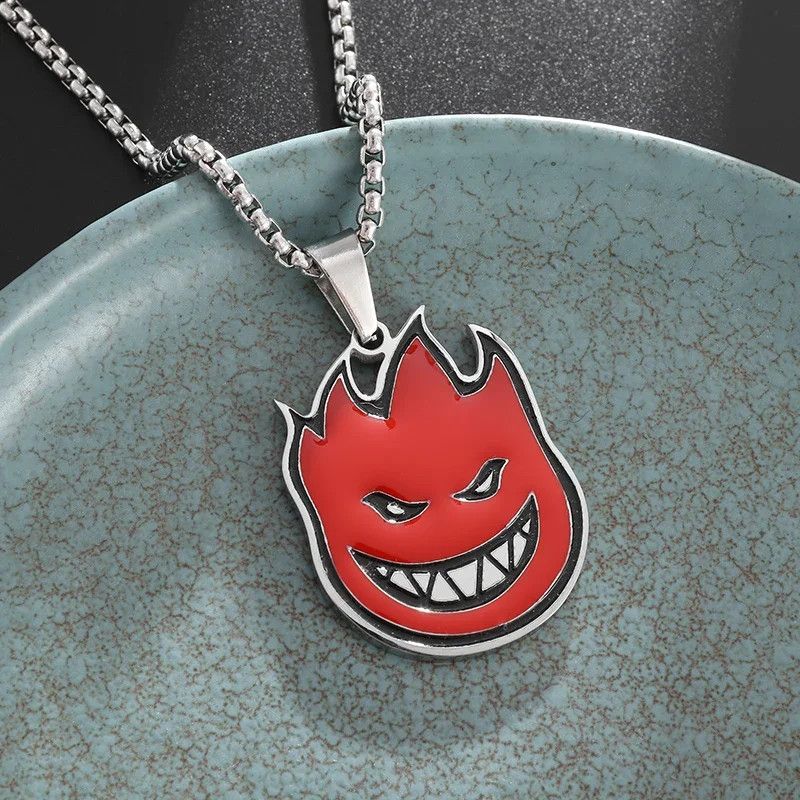 Jewelry × Vintage Flame Little Devil Necklace Size ONE SIZE - 4 Thumbnail