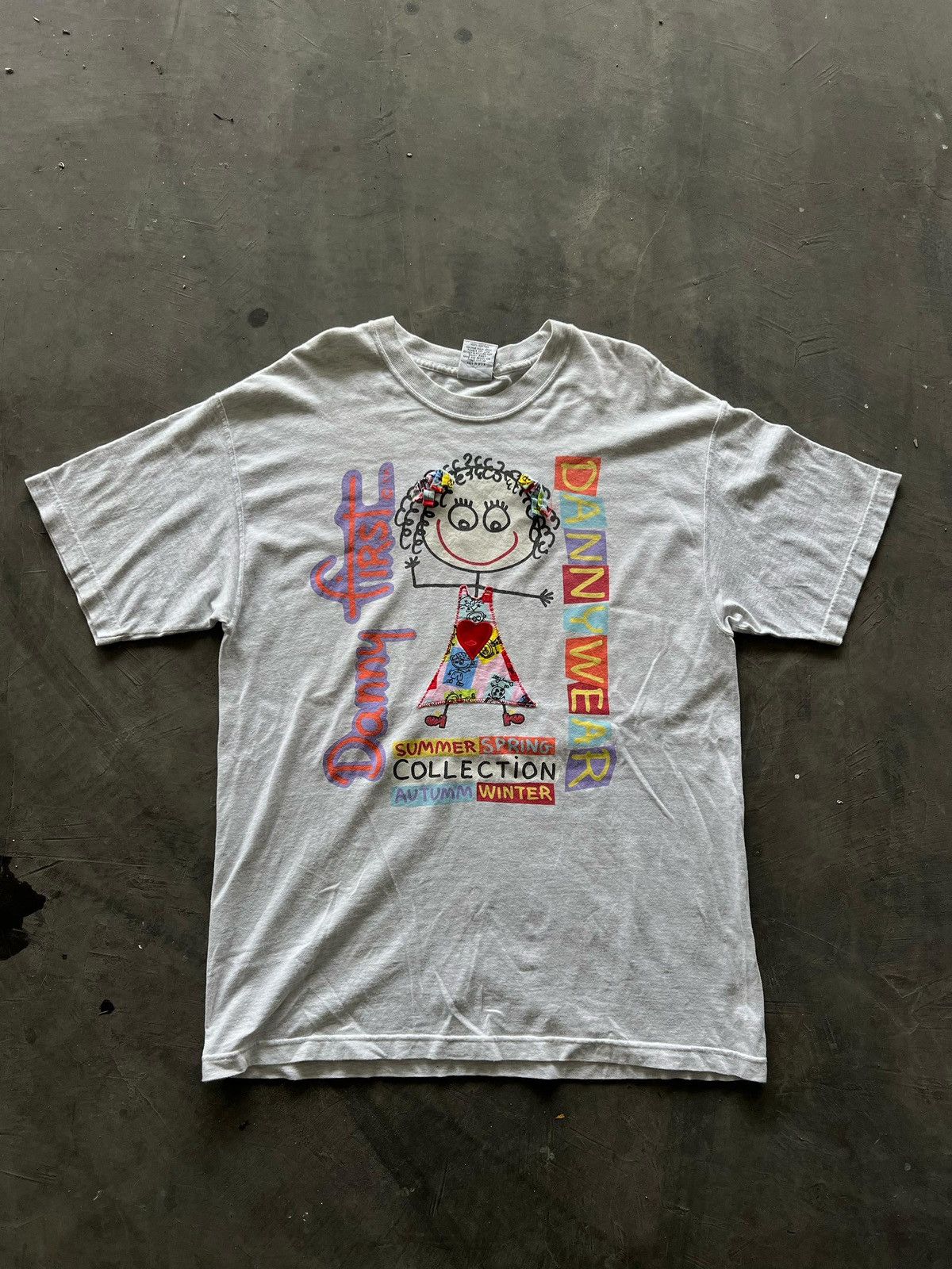 Vintage Vintage 90s Danny First Tshirt Size US L / EU 52-54 / 3 - 1 Thumbnail