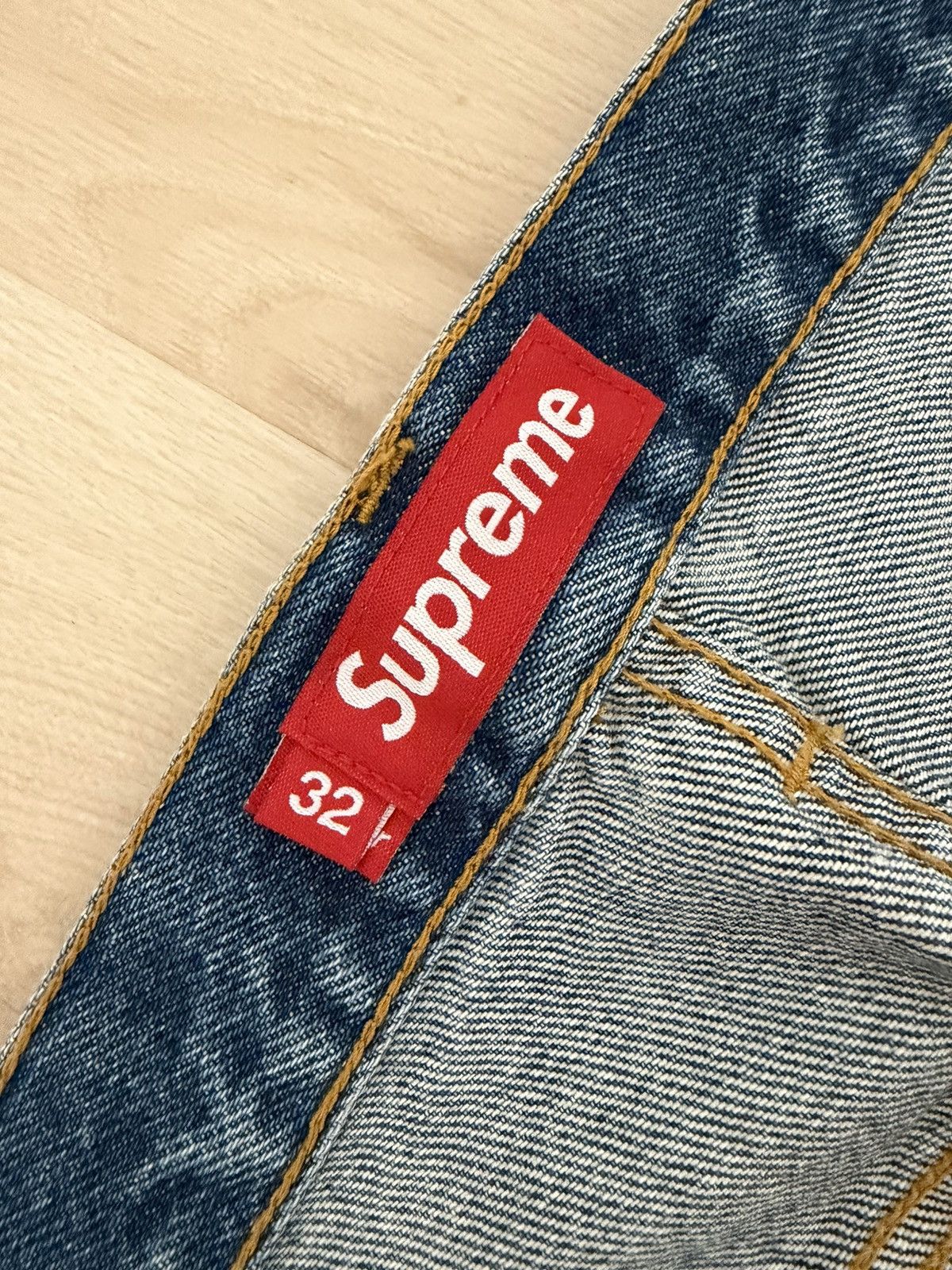 Supreme Supreme FW24 Regular Jean Washed Indigo Size US 32 / EU 48 - 8 Thumbnail
