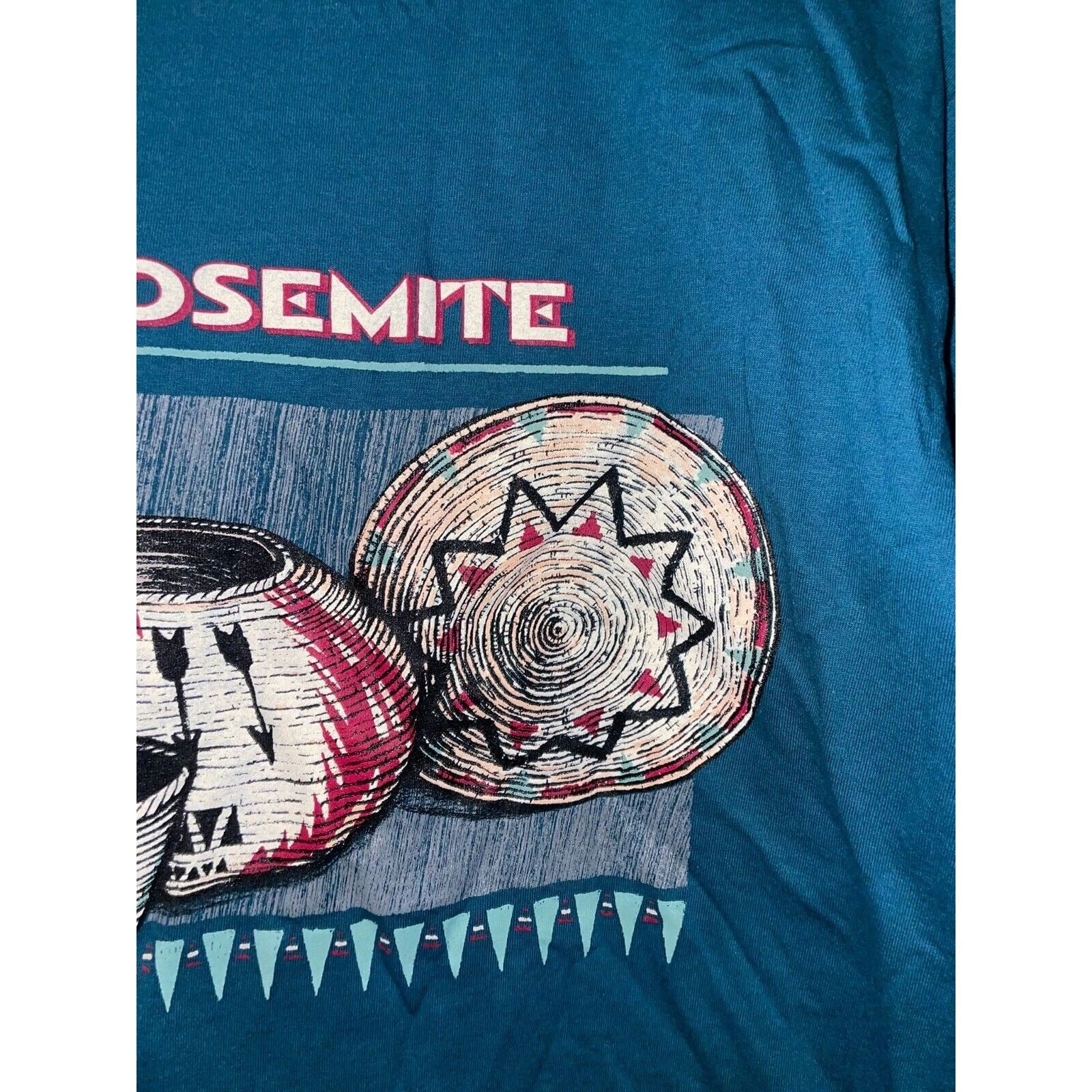 Jerzees Vintage Yosemite Shirt Native American Pots Tee VTG 90s L Size US L / EU 52-54 / 3 - 2 Thumbnail