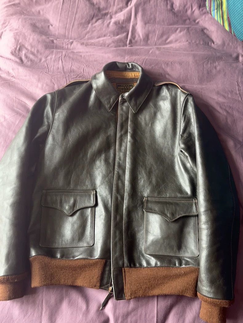 The Real McCoy's THE REAL McCOY'S A2 leather jacket 2504-Nextarrow Size US M / EU 48-50 / 2 - 1 Thumbnail