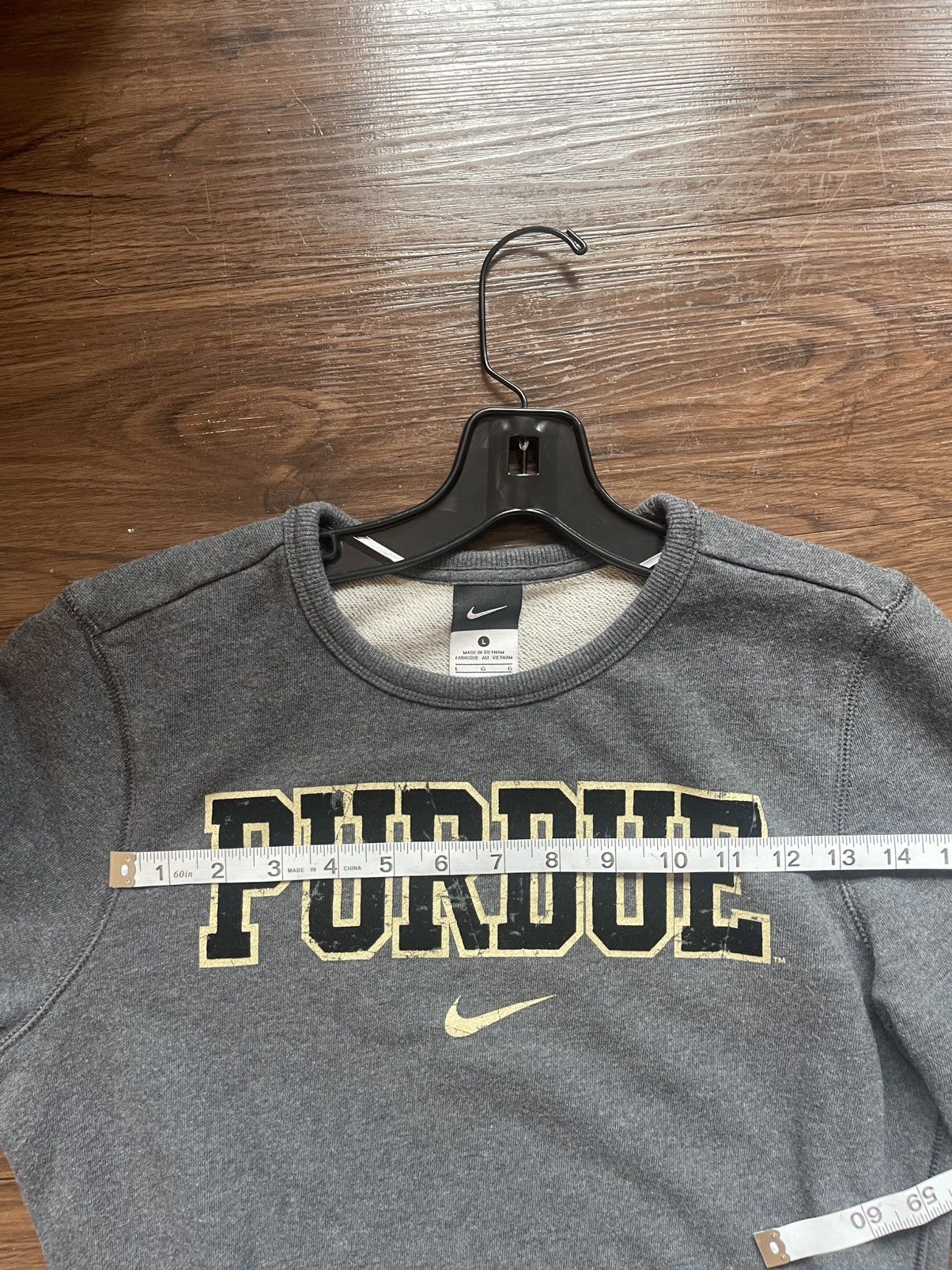 Nike Purdue Sweatshirt Women's Small Velvet Letters Nike Kids LG Size S / US 4 / IT 40 - 7 Thumbnail