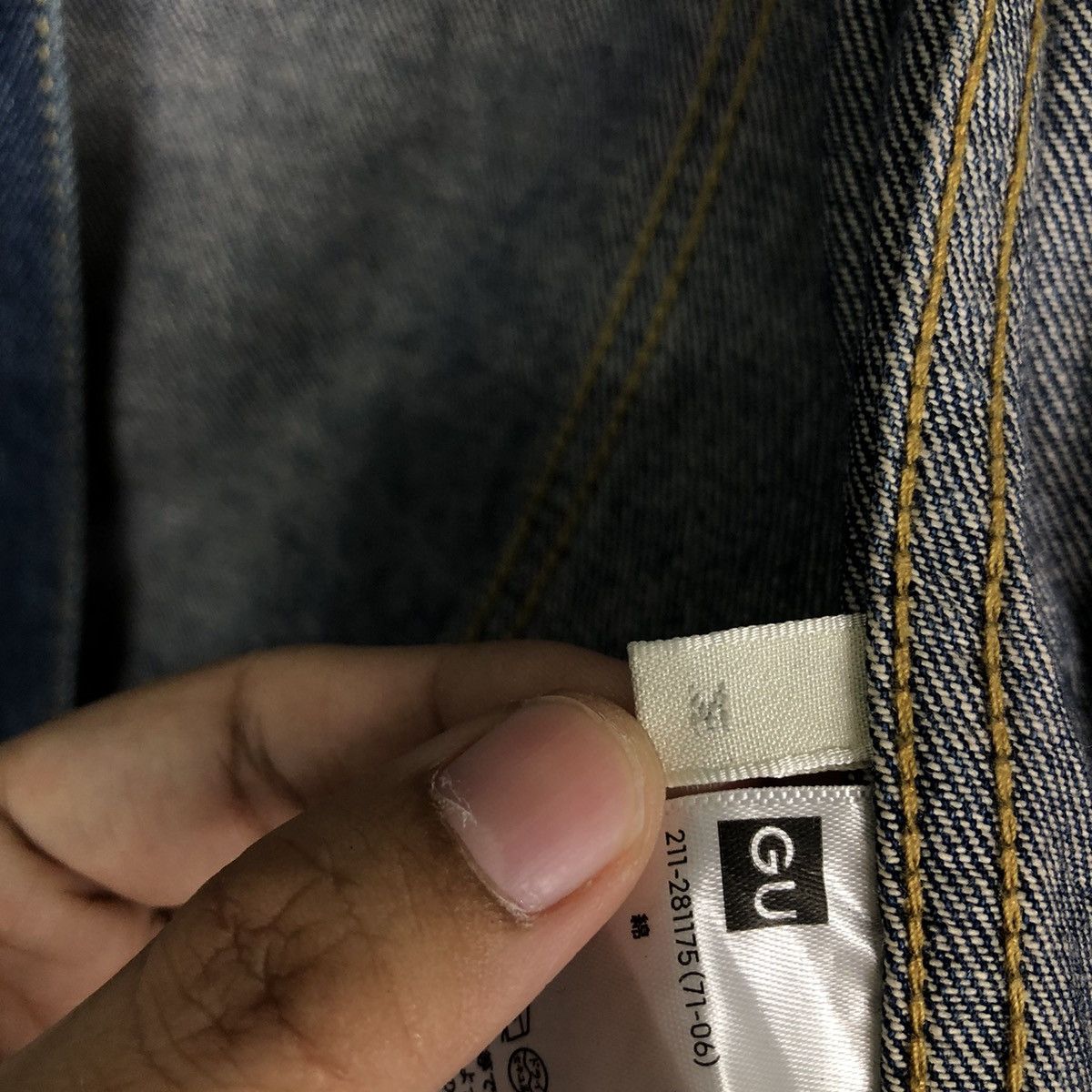 Japanese Brand 🔥90’s Biker Denim Jacket Gu Japan Punk Design Size US M / EU 48-50 / 2 - 13 Thumbnail