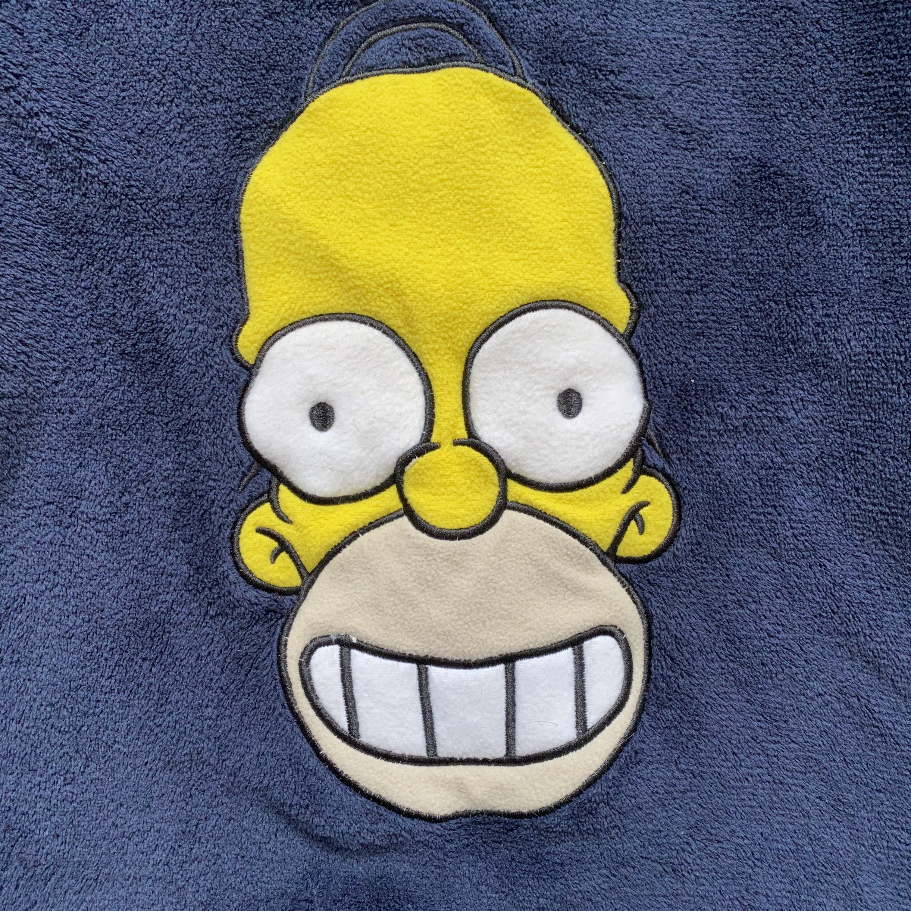 Cartoon Network The Simpsons Fleece Sweatshirt Embroidery Homer logo Size US M / EU 48-50 / 2 - 6 Thumbnail